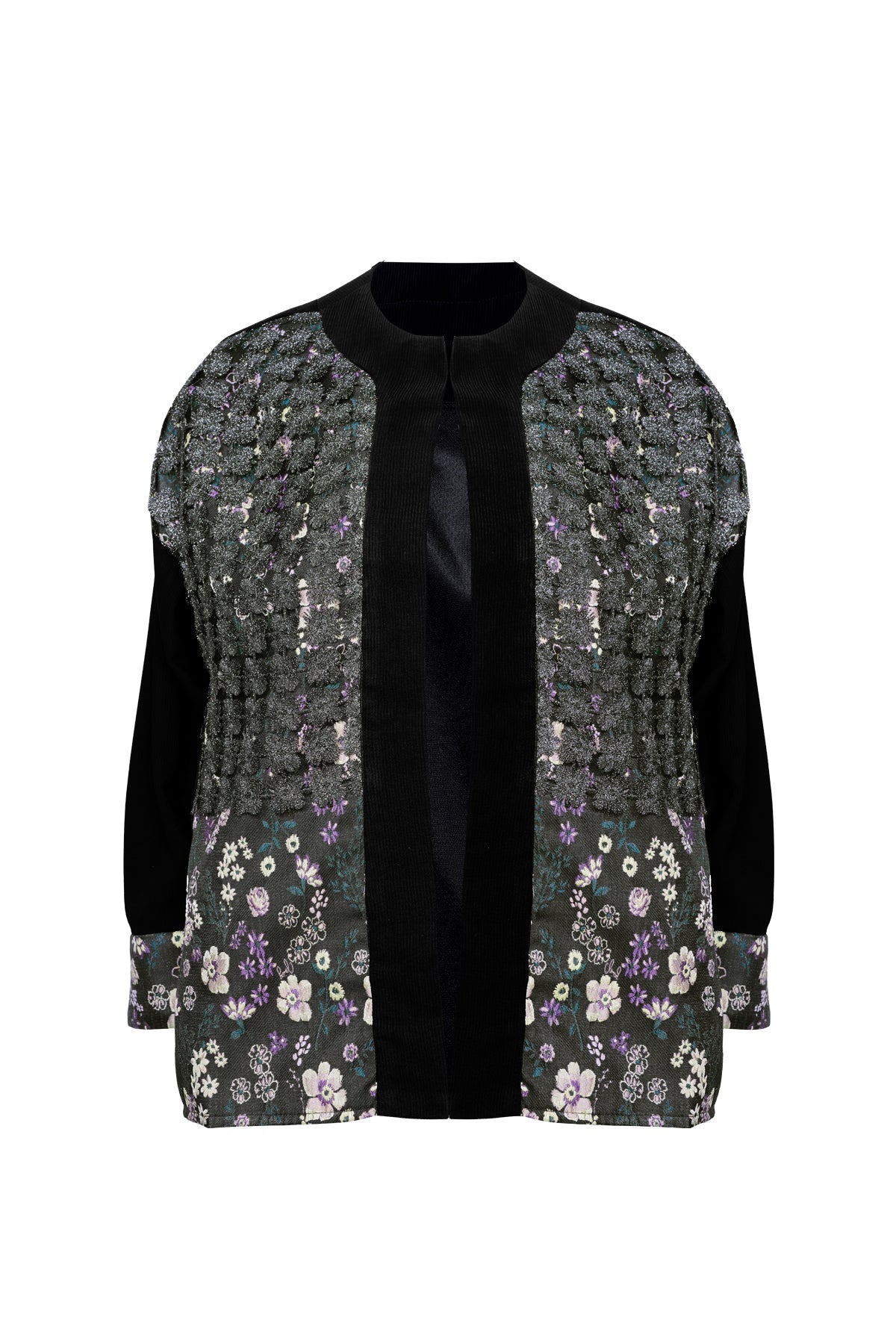 Elmeira Stripe Texture Outer - Black