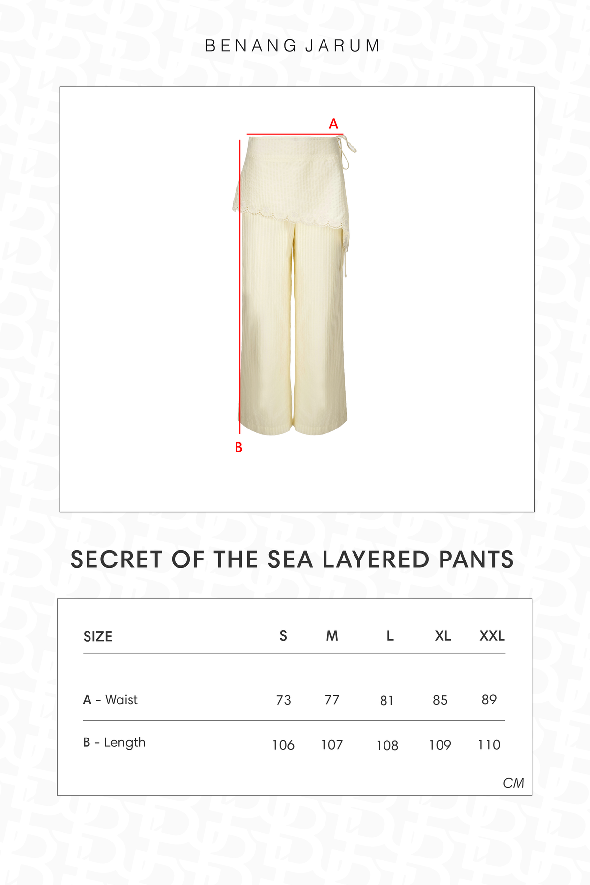 Secret Of The Sea Layered Pants - Ivory