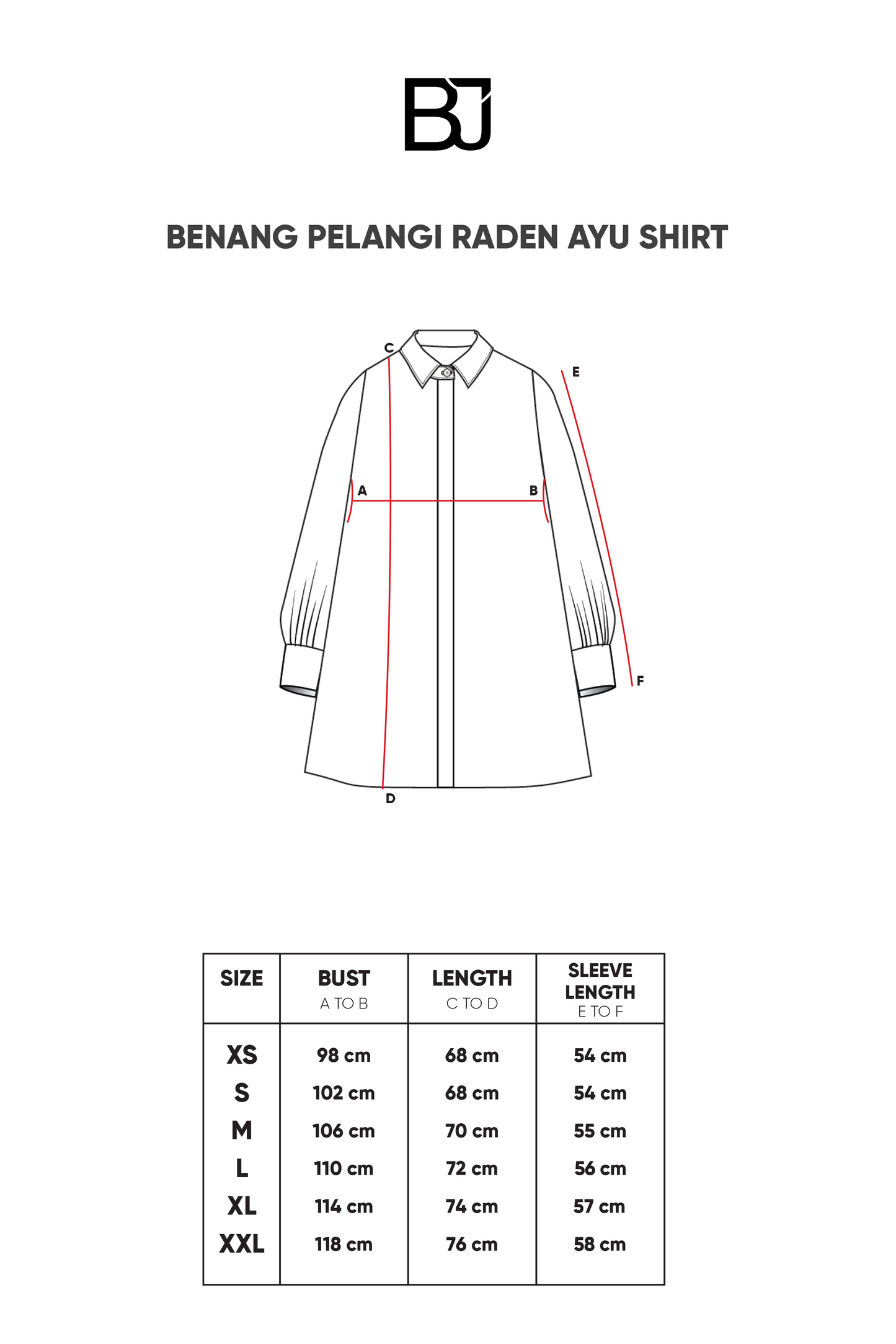 Benang Pelangi Raden Ayu Shirt - Rosewater