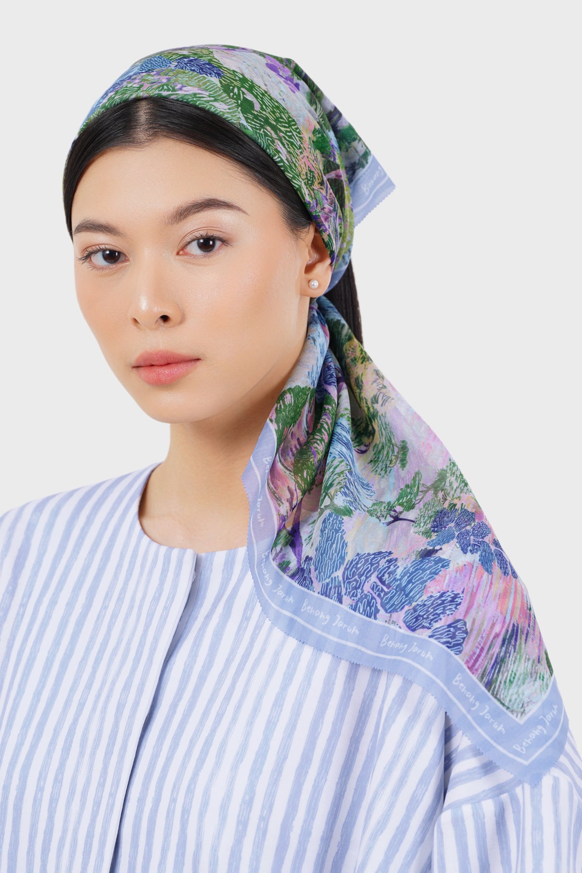 Art De La Nature Scarf - Blue
