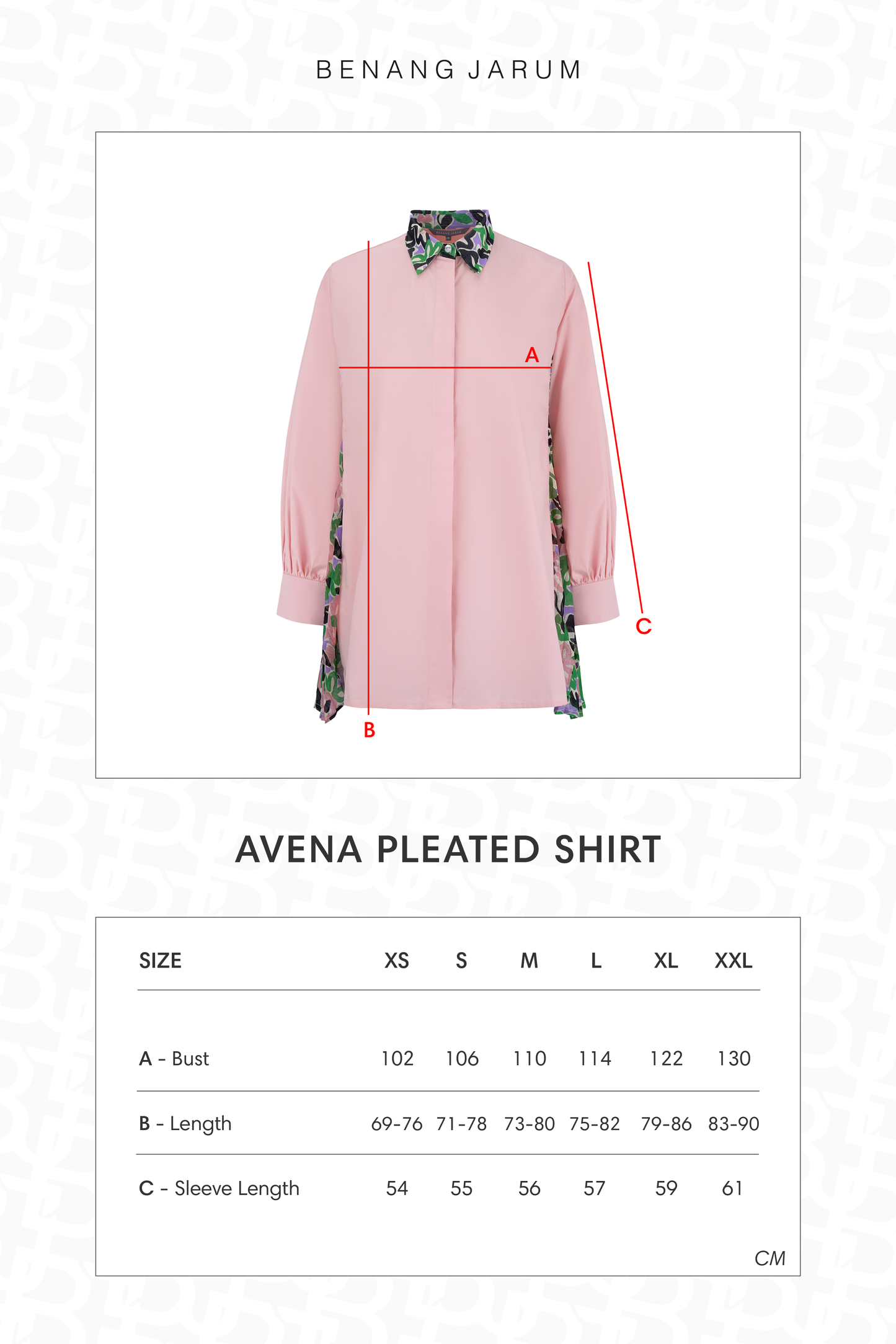 Avena Pleated Shirt - Clover