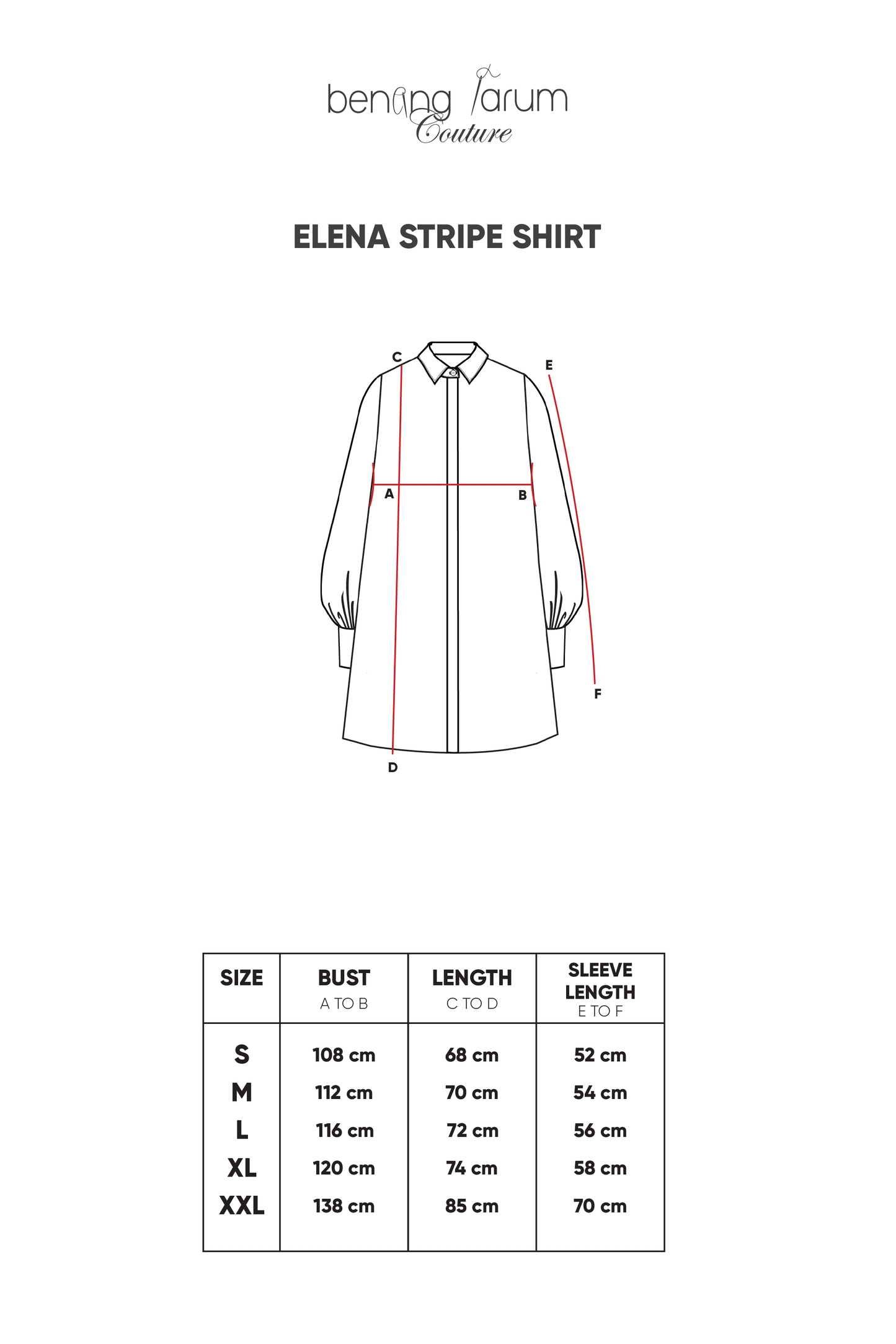 Elena Stripe Shirt - Green