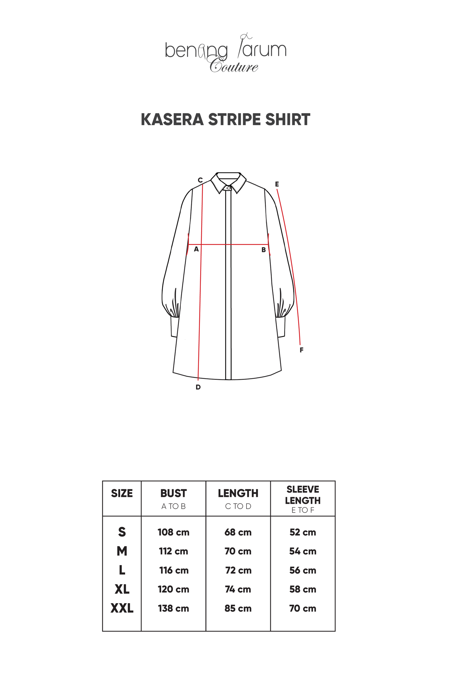 Kasera Stripe Shirt - Denim