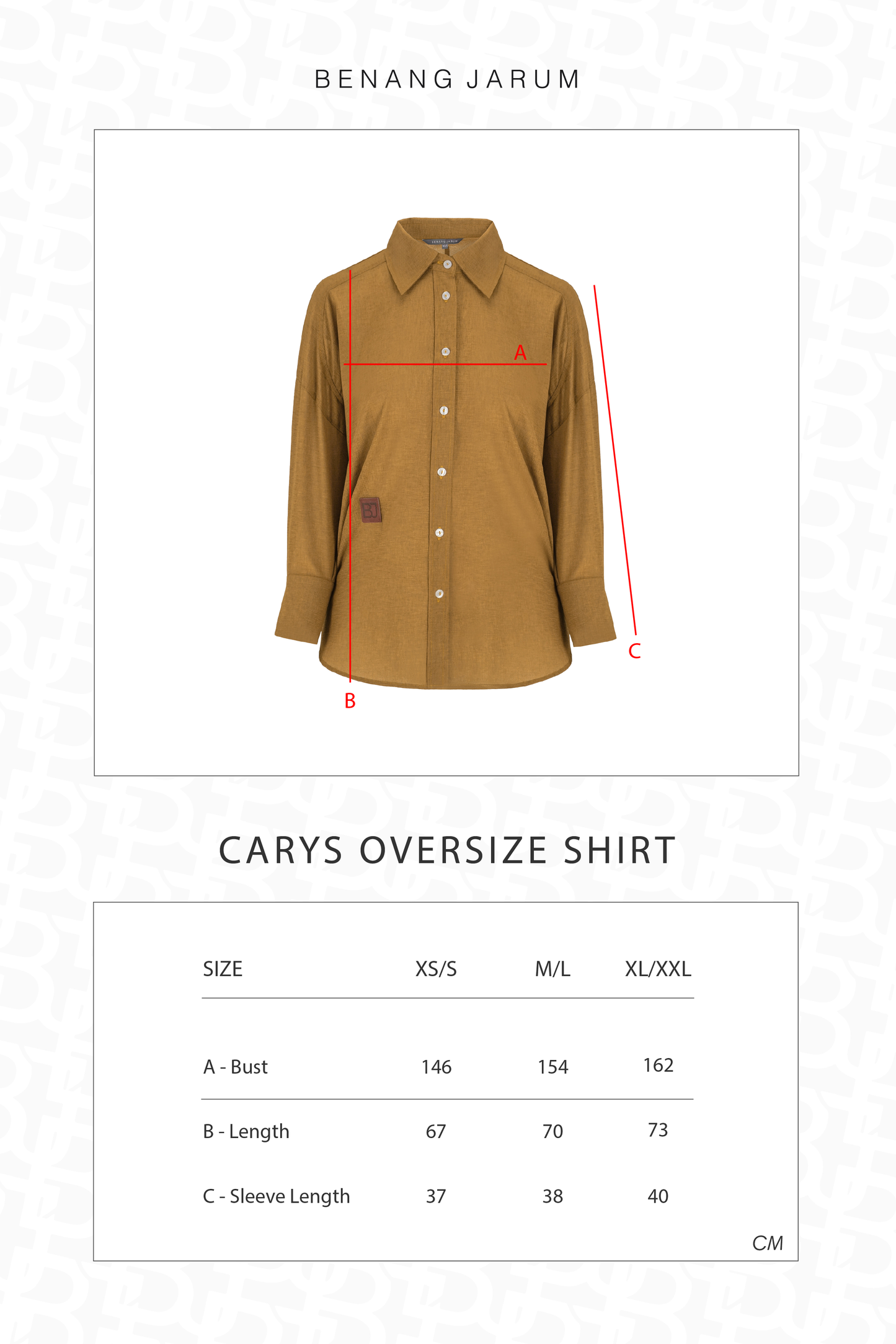 Carys Oversize Shirt - Brown