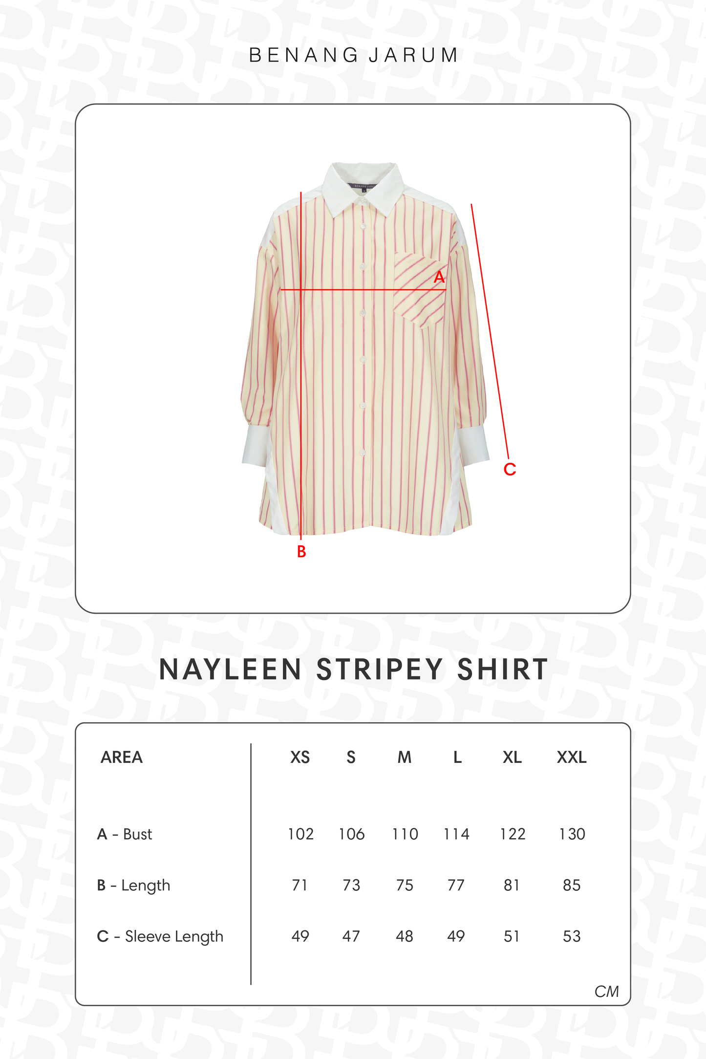 Nayleen Stripey Shirt - Tender Peach