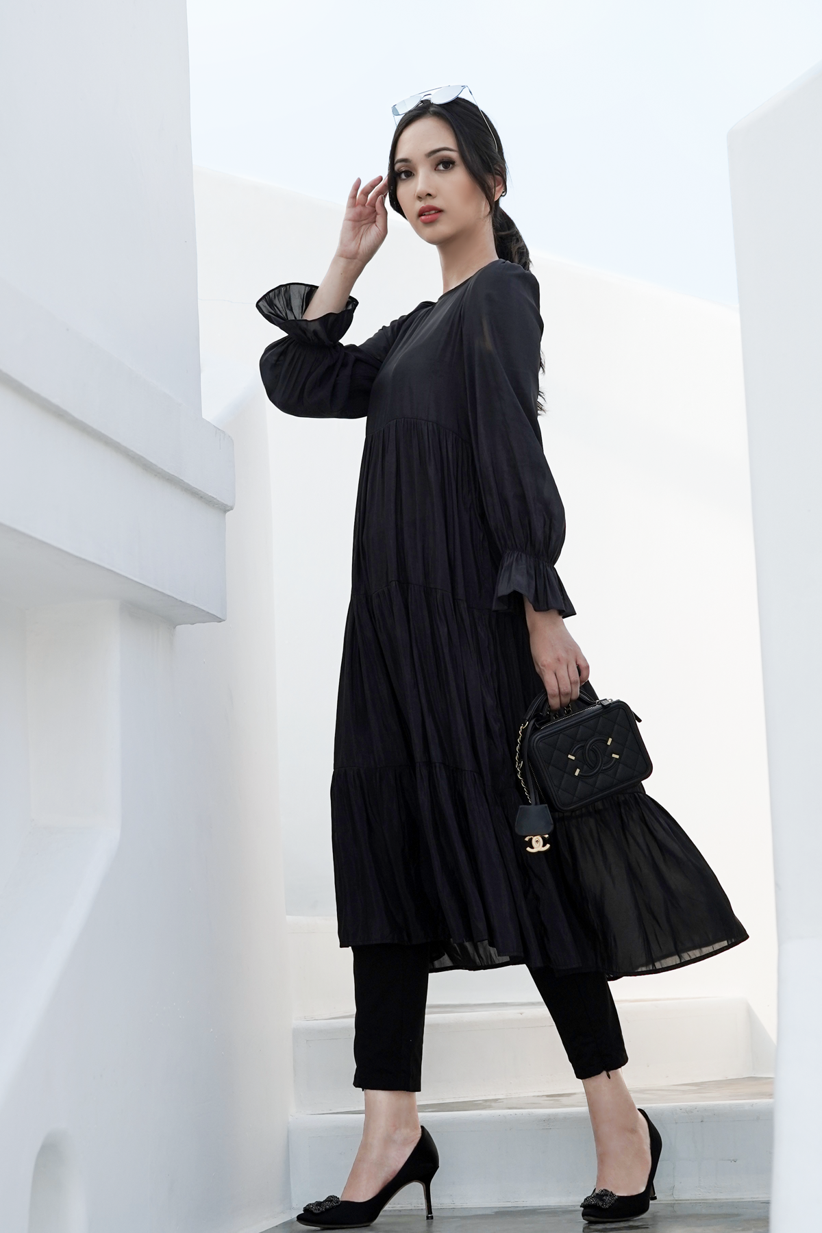 Black Rara Dress Benang Jarum Black Rara Dress Benang Jarum