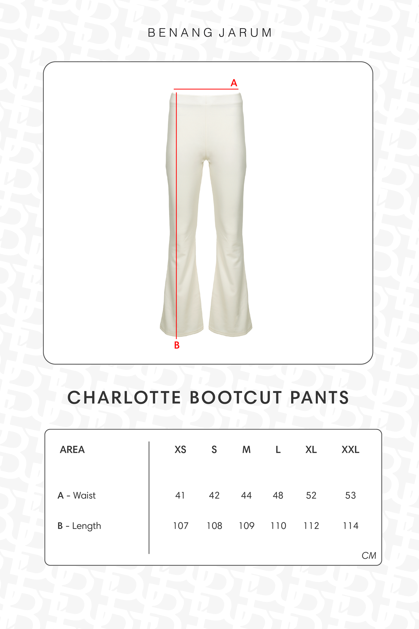 Charlotte Bootcut Pants - Ivory