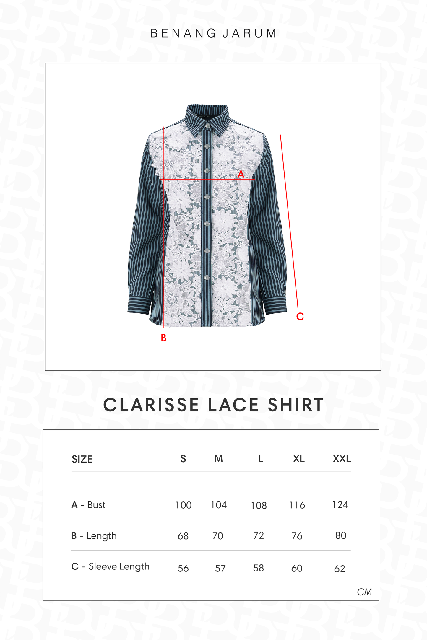 Clarisse Lace Shirt - Navy Blossom