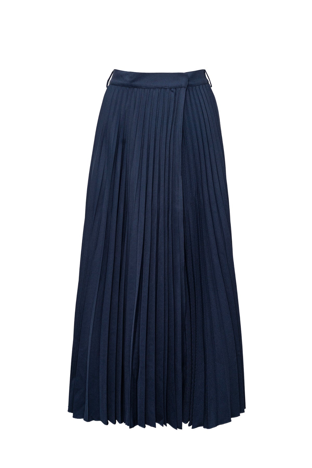 Cleo Pleated Skirt Navy - Main Image