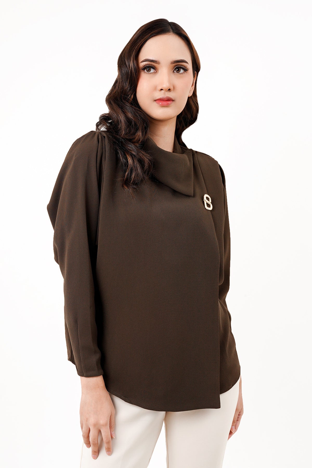 Rhea Top - Dark Brown