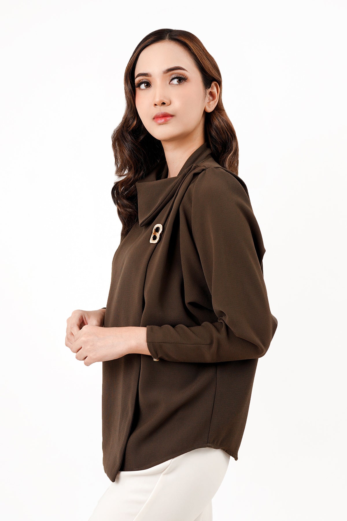 Rhea Top - Dark Brown