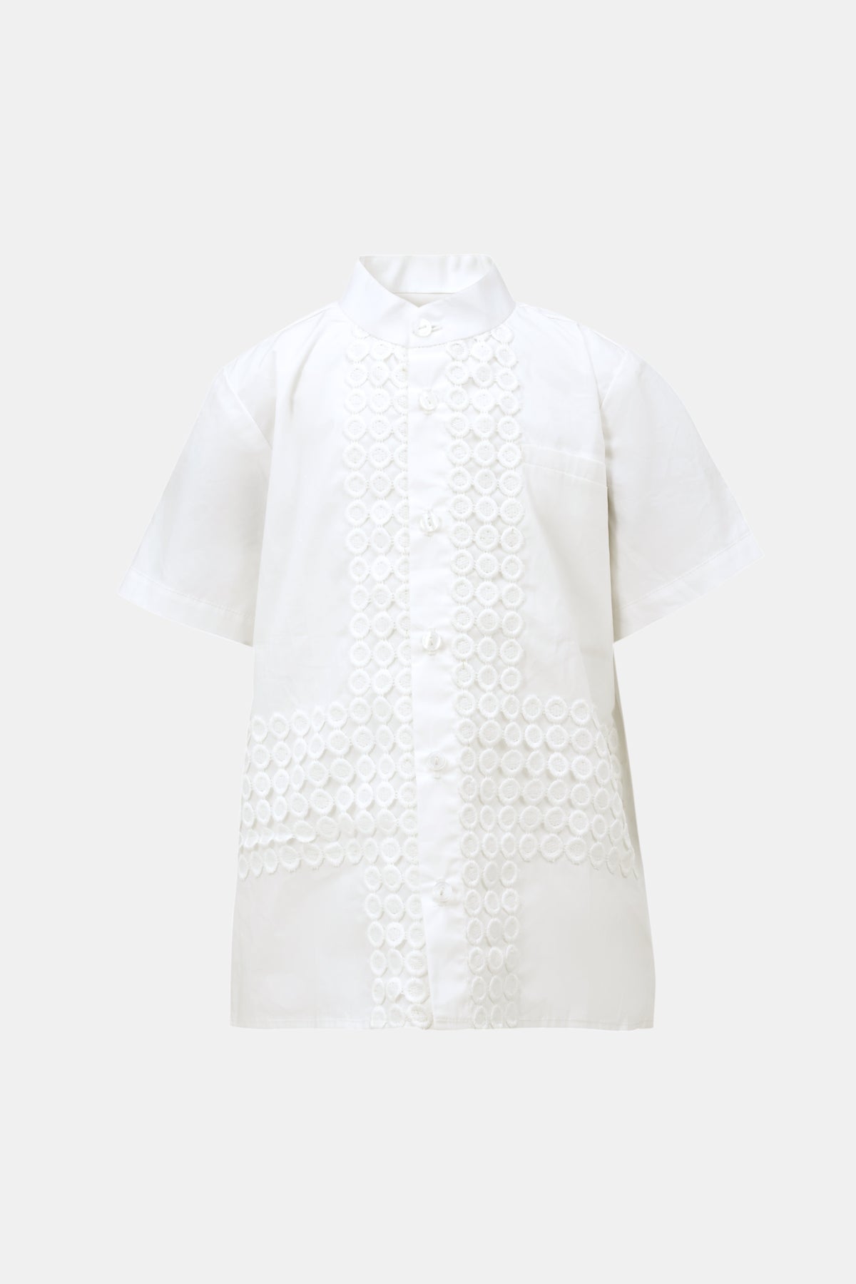 Ethereal Kids Lace Shirt White
