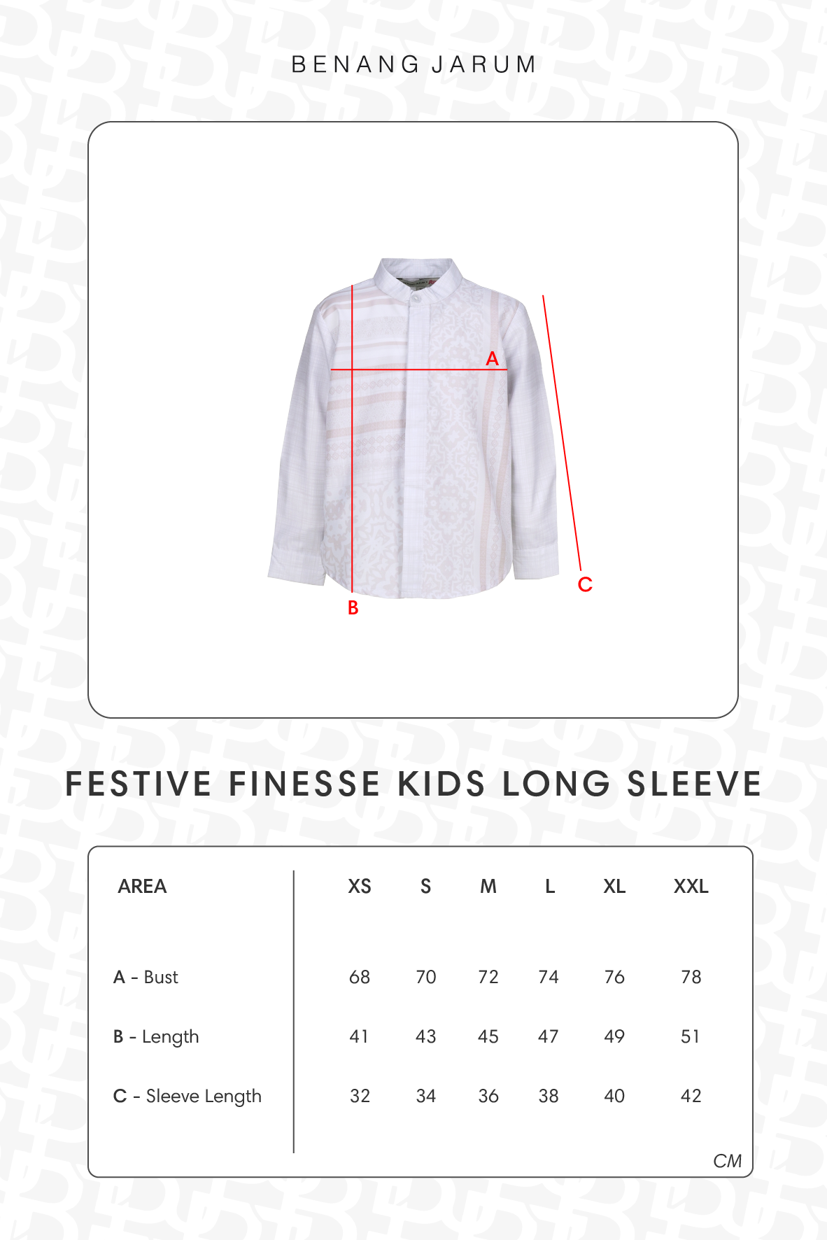 Festive Finesse Kids Shirt Long Sleeve - Maple
