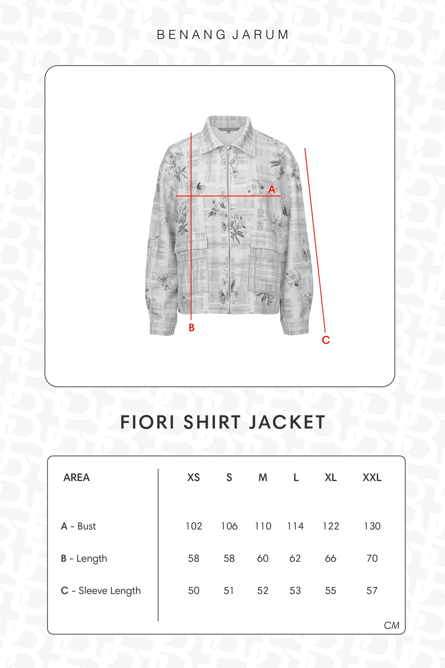 Fiori Shirt Jacket - Skyway