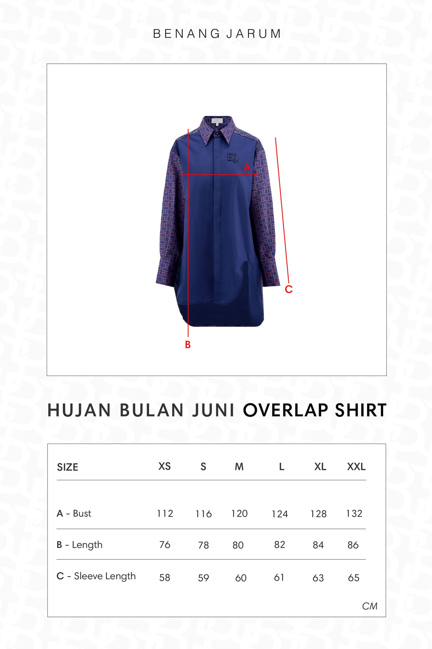 HBJ Overlap Shirt - Malam Rintik