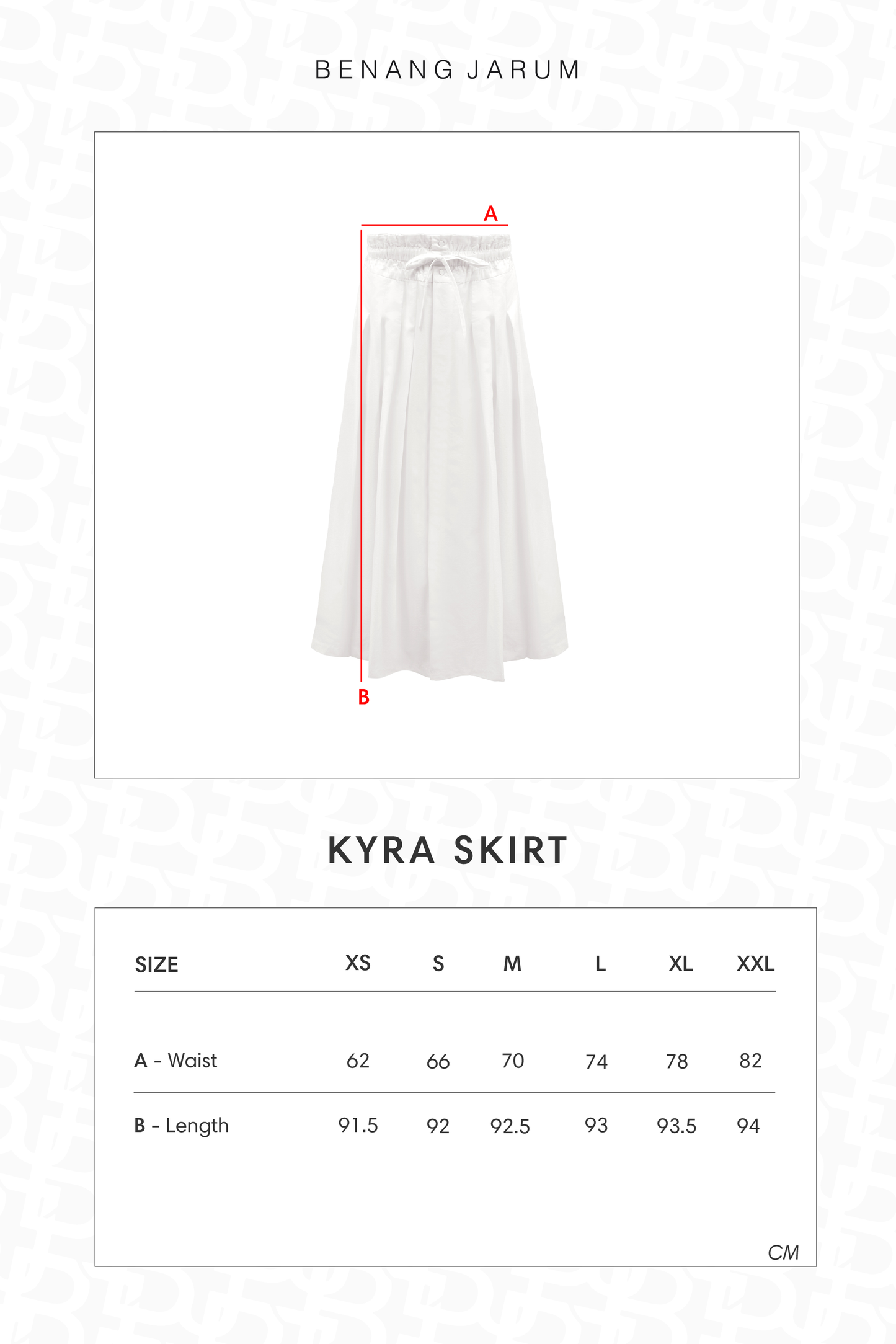 Kyra Skirt - White