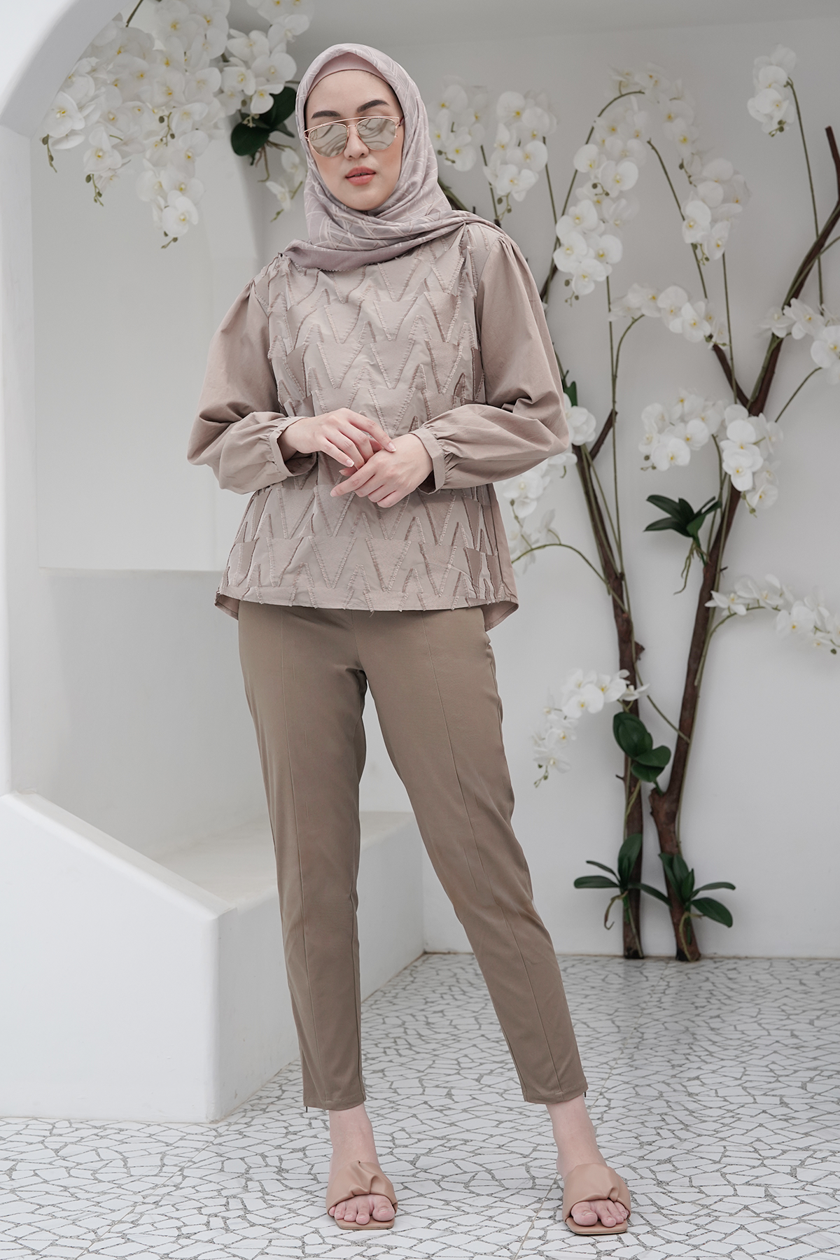 Tan Preferee Ankle Pants