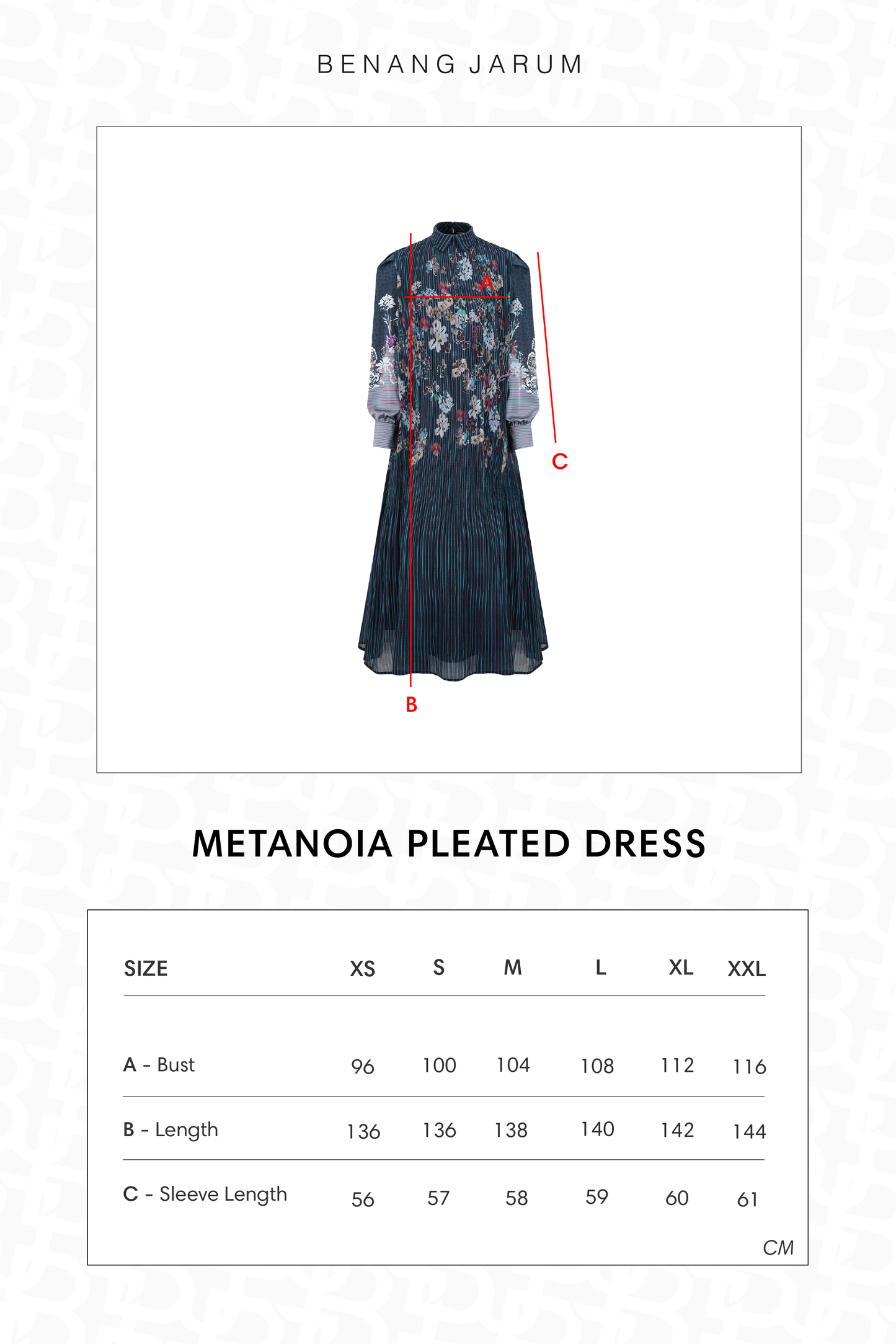 Metanoia Pleated Dress - Blue Morpho