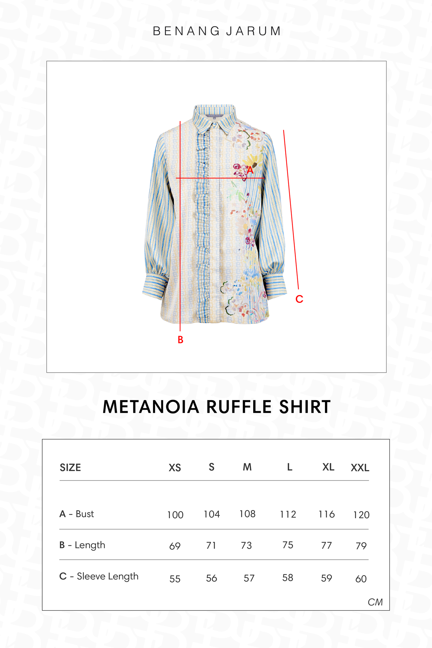 Metanoia Ruffle Shirt - Monarch
