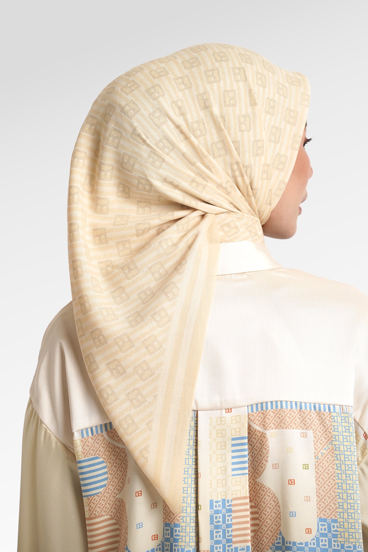 Mono Stripes Scarf - Yuzu