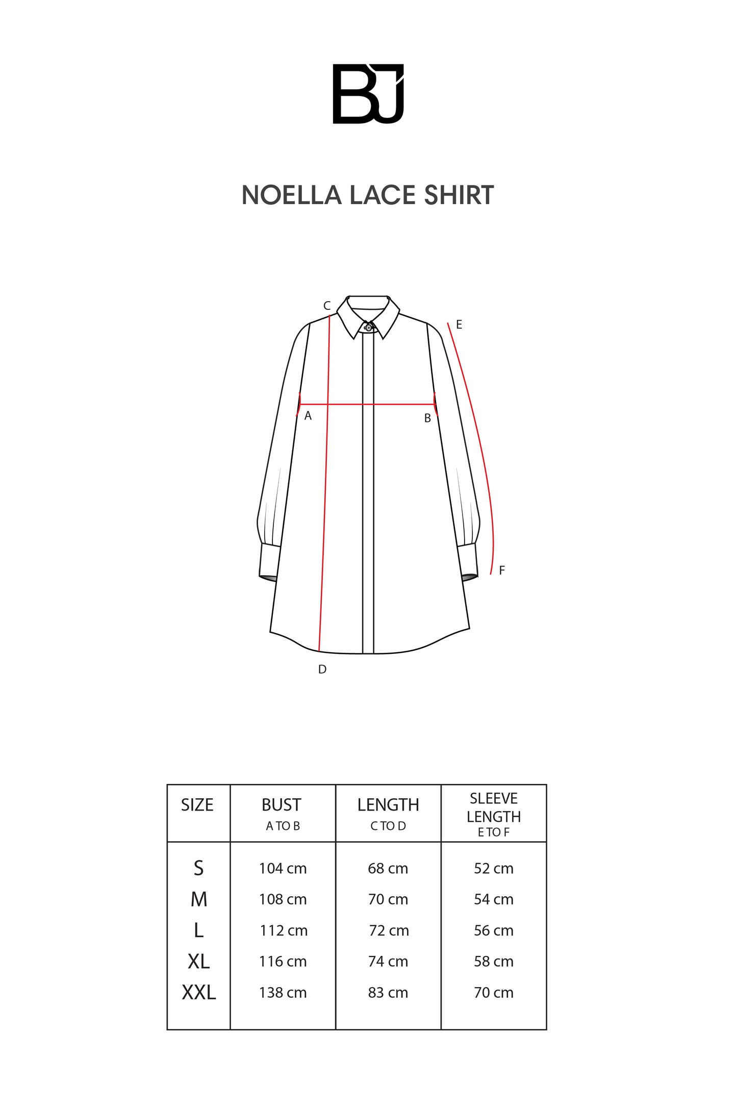 Noella Lace Shirt - Blue
