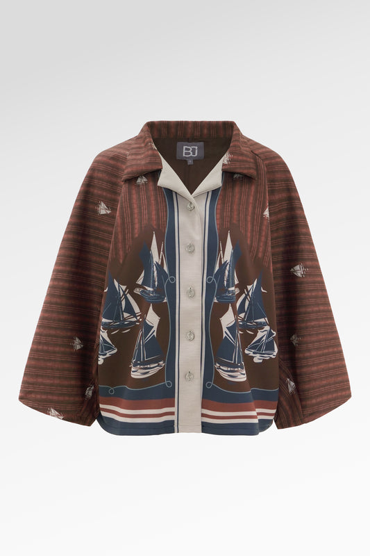 Nauticagram Outer - Terracotta