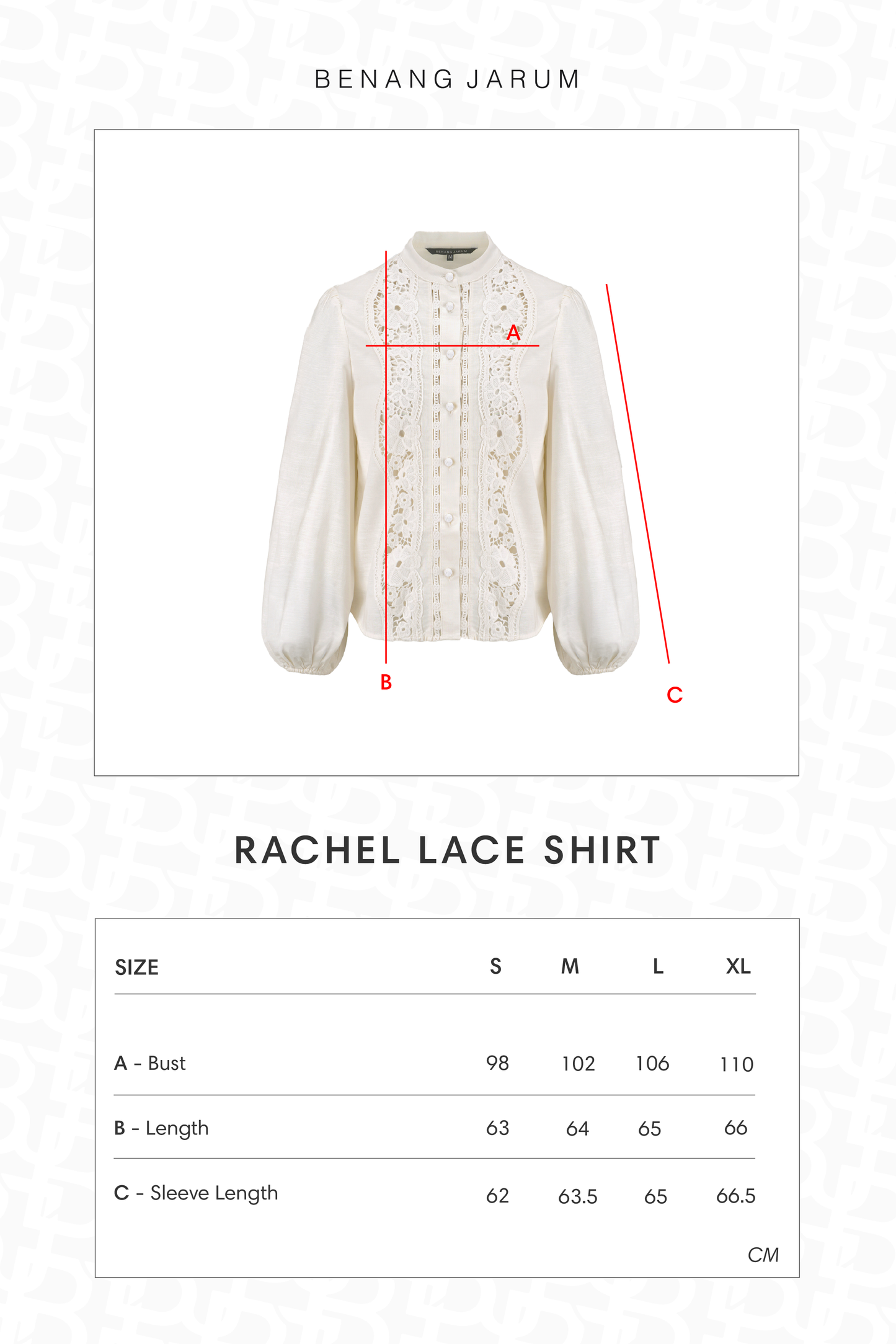 Rachel Lace Shirt - Off White