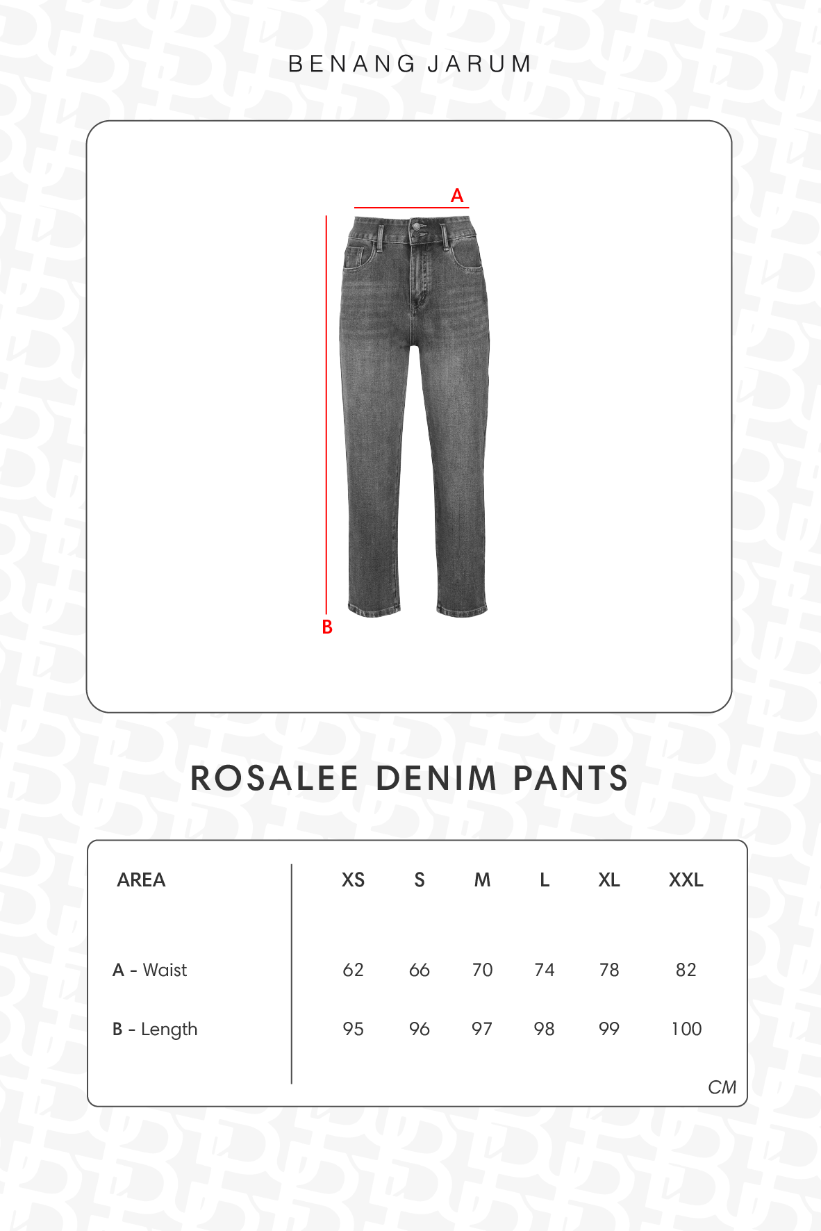 Rosalee Denim Pants - Dark Denim
