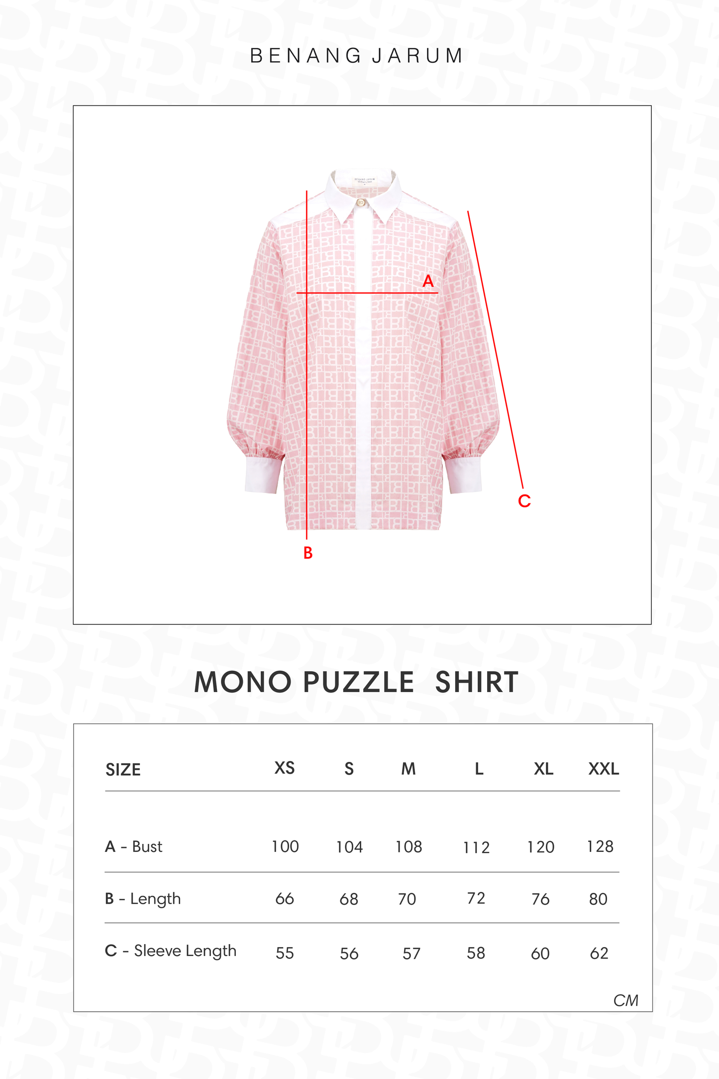 Mono Puzzle Shirt - Sorbet