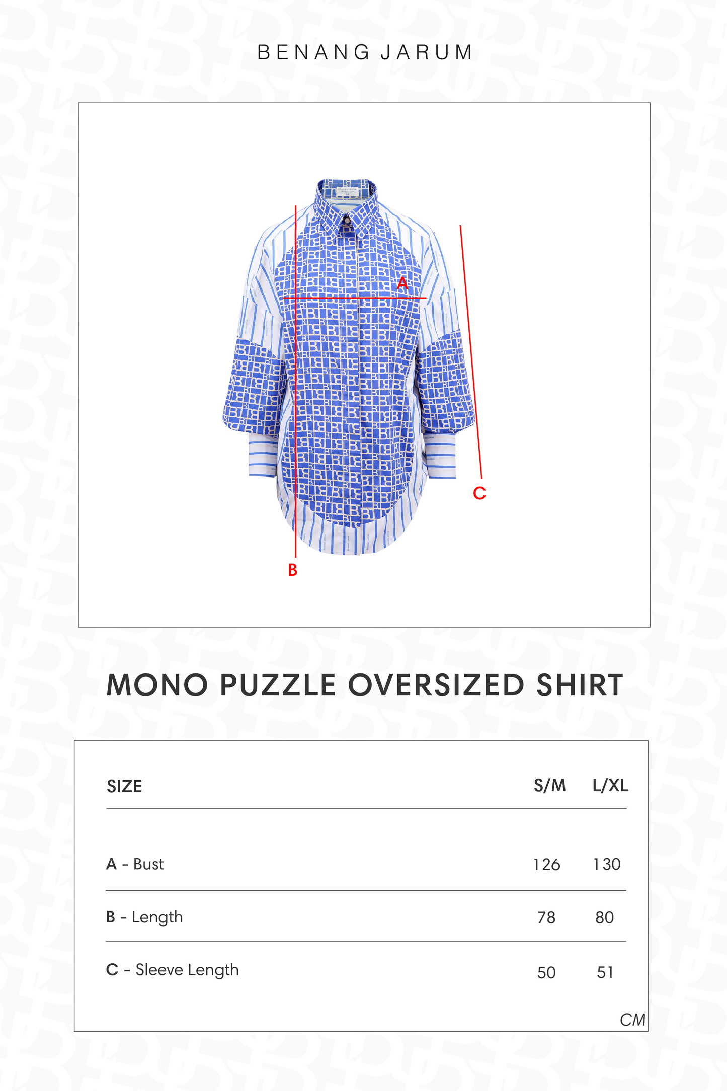 Mono Puzzle Oversized Shirt - Yuzu