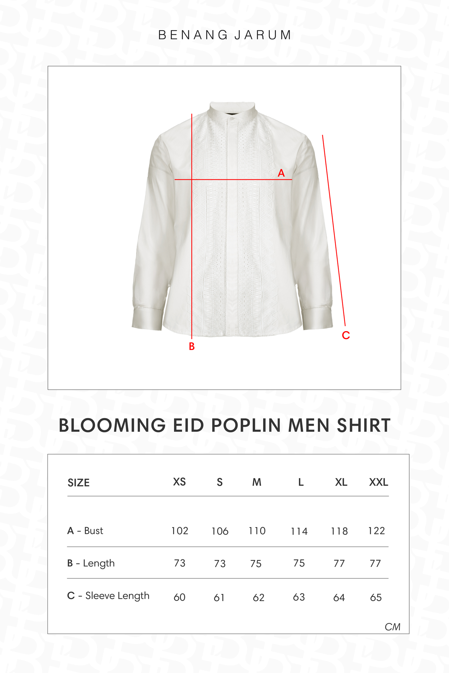 Blooming Eid Poplin Men Shirt - White