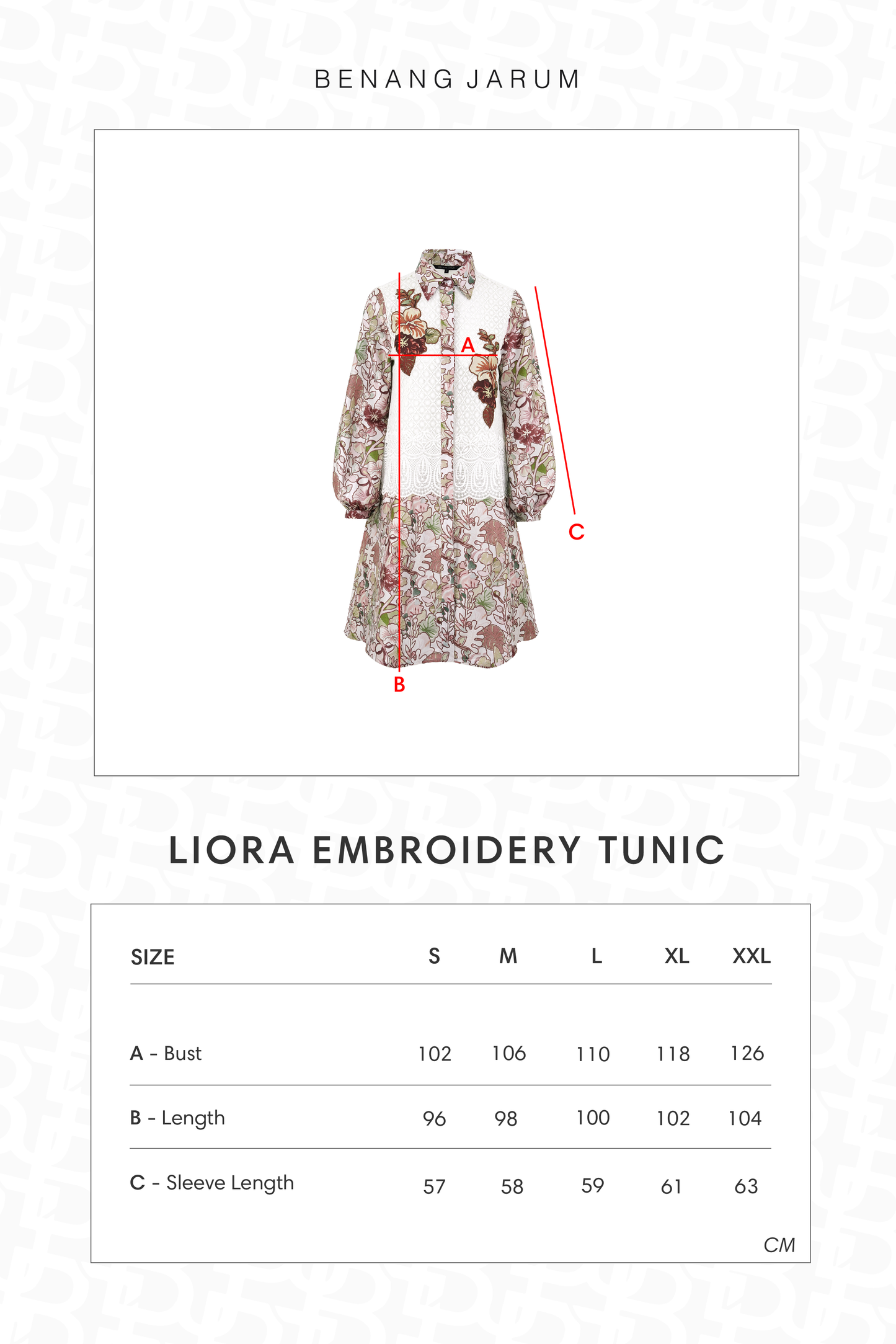 Liora Embroidery Tunic - White