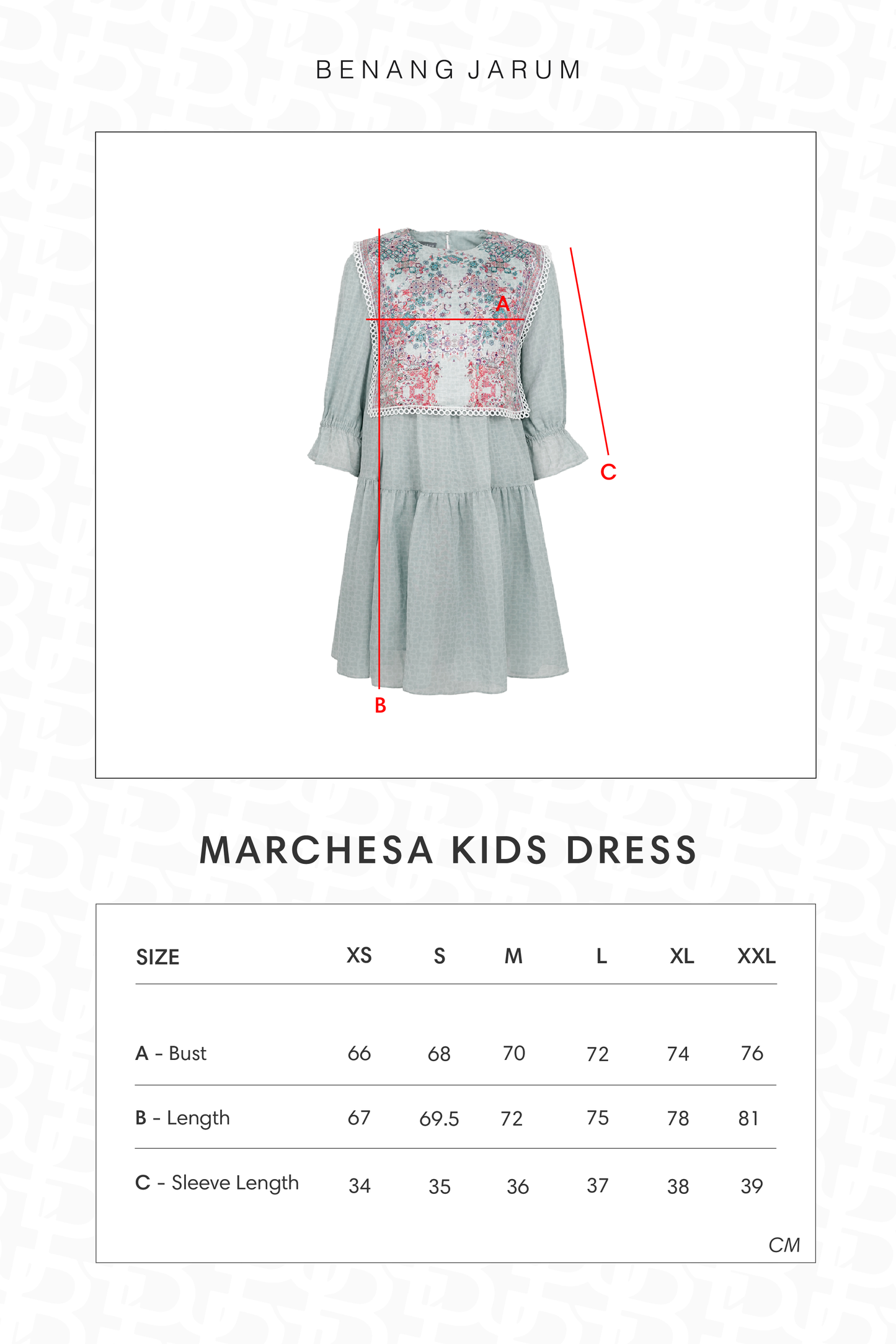 Marchesa Kids Dress - Zellige