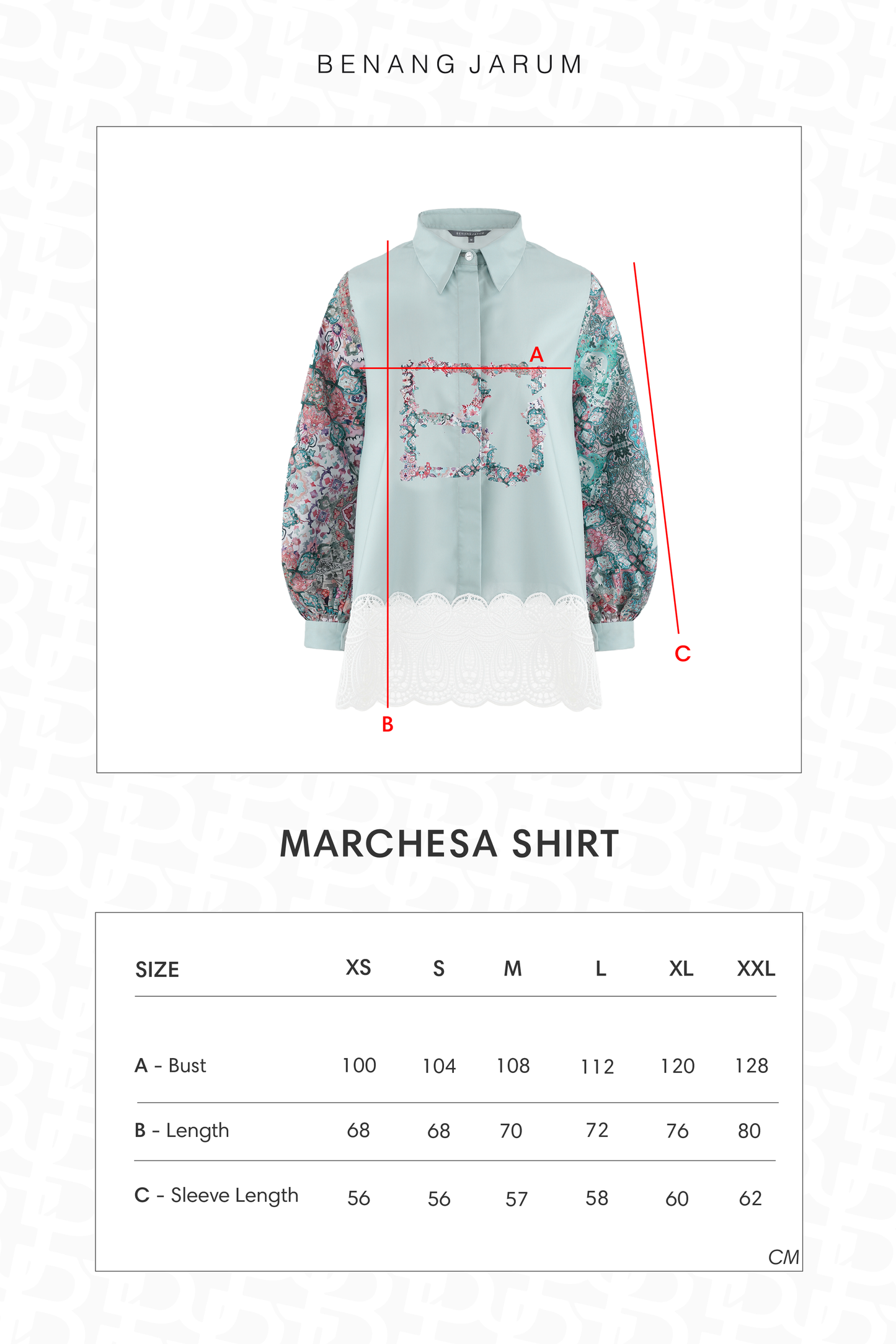 Marchesa Shirt - Zellige