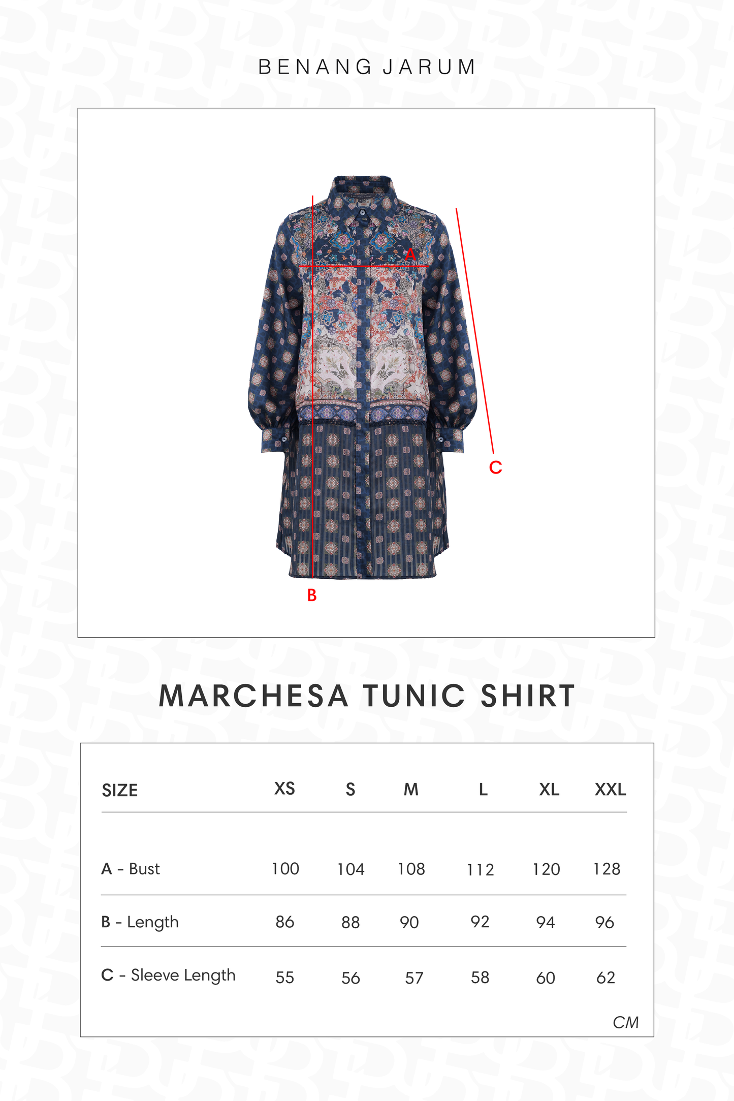 Marchesa Tunic Shirt - Majorelle