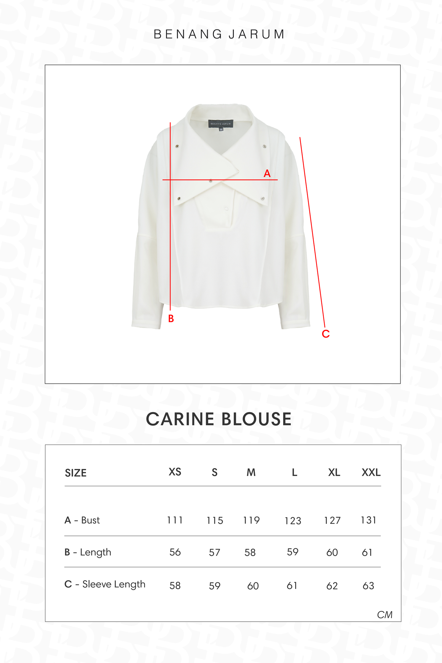 Carine Blouse - White