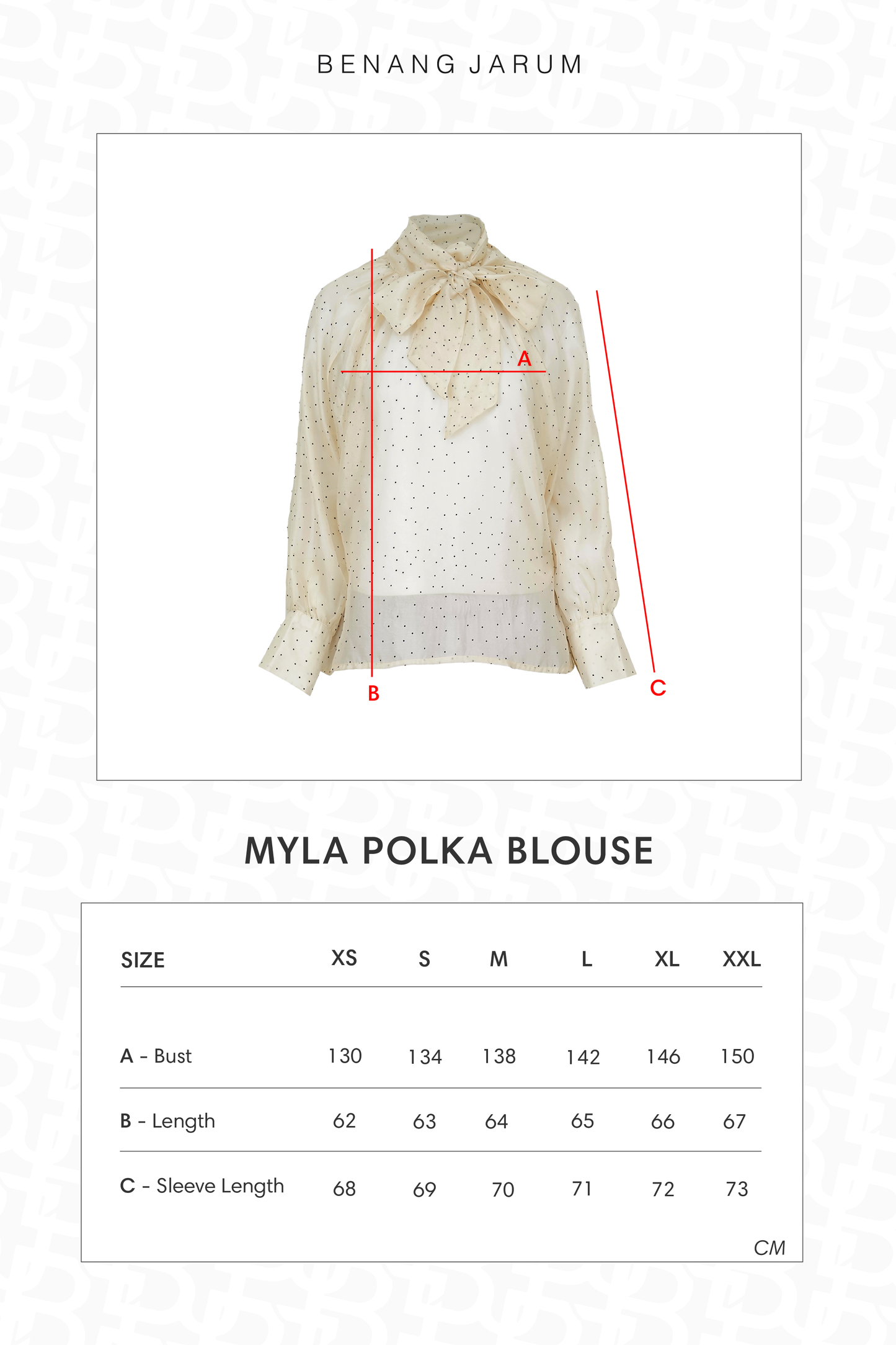 Myla Polka Blouse - Ivory