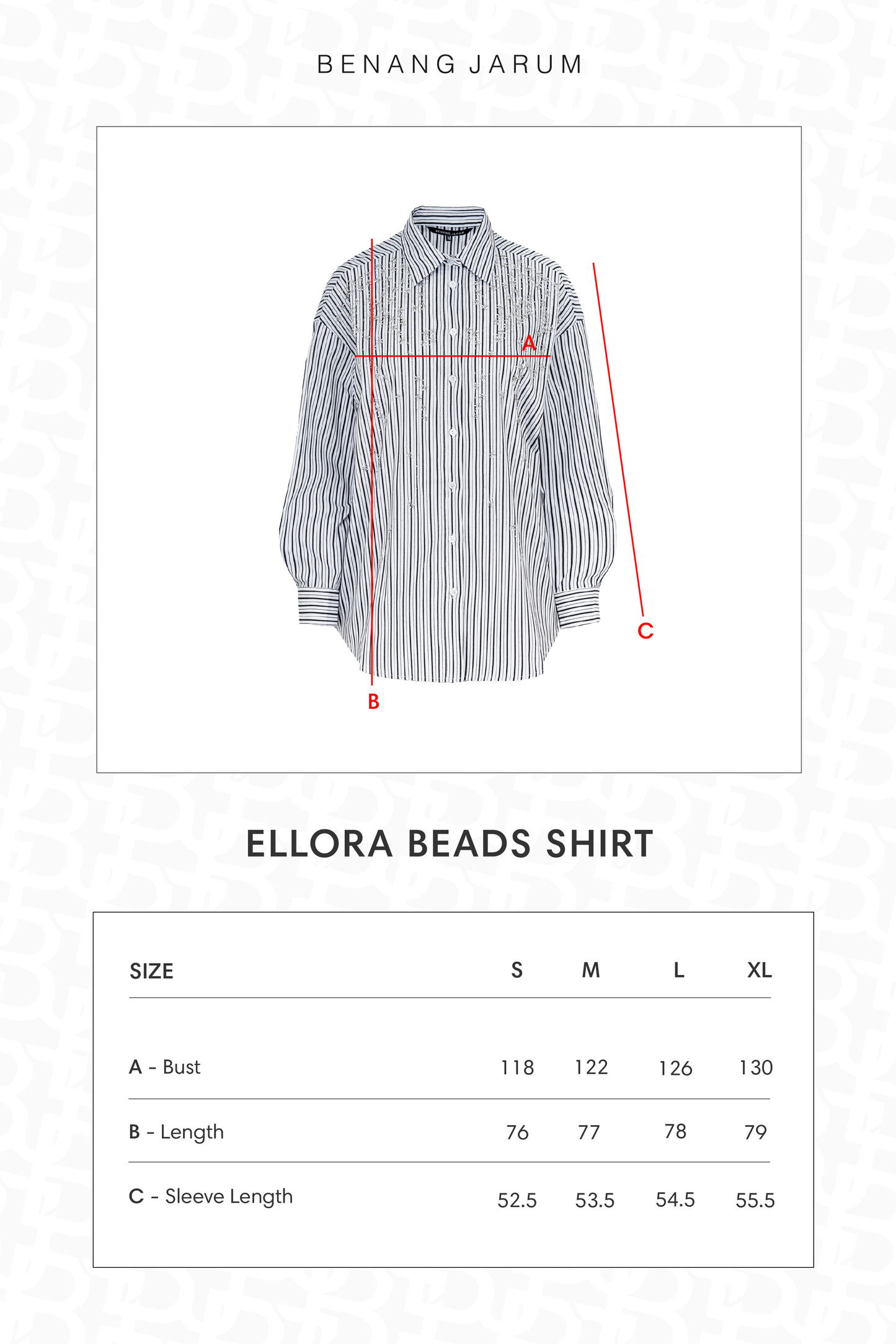 Ellora Beads Shirt - Black/White