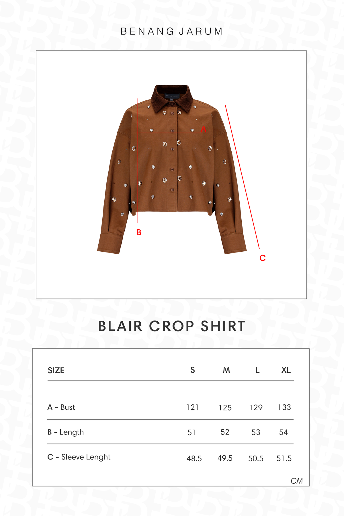 Blair Crop Shirt - Coffee