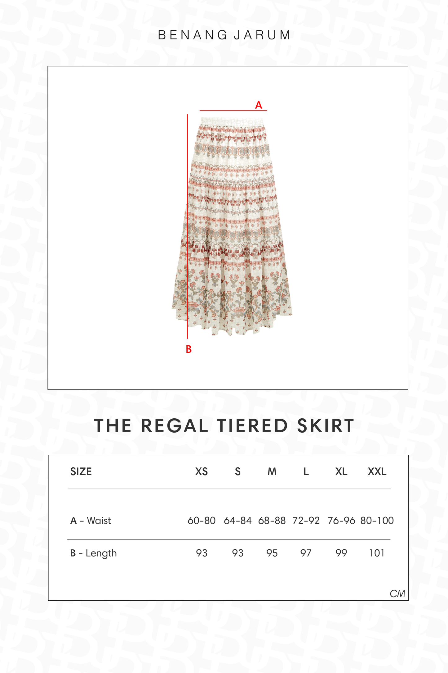 The Regal Tiered Skirt - Sandsage