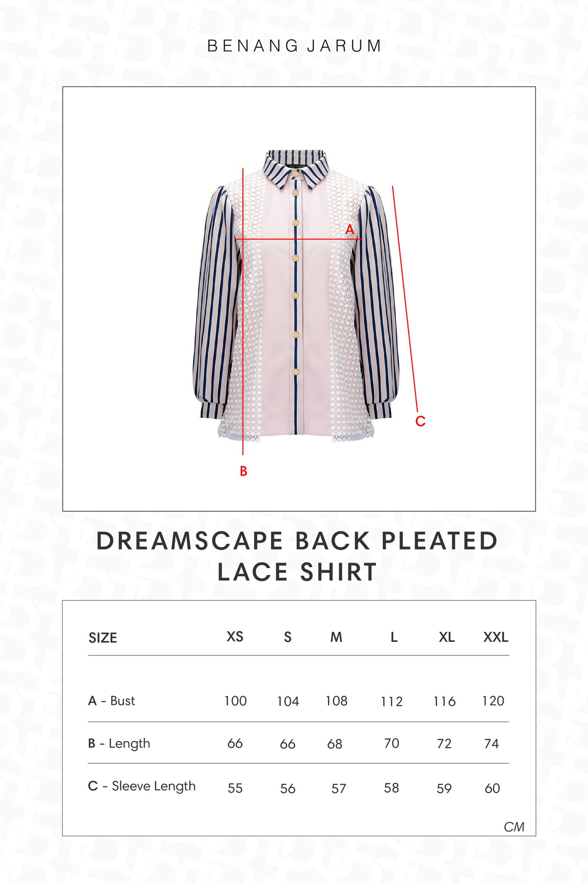 Dreamscape Back Pleated Lace Shirt - Malibu