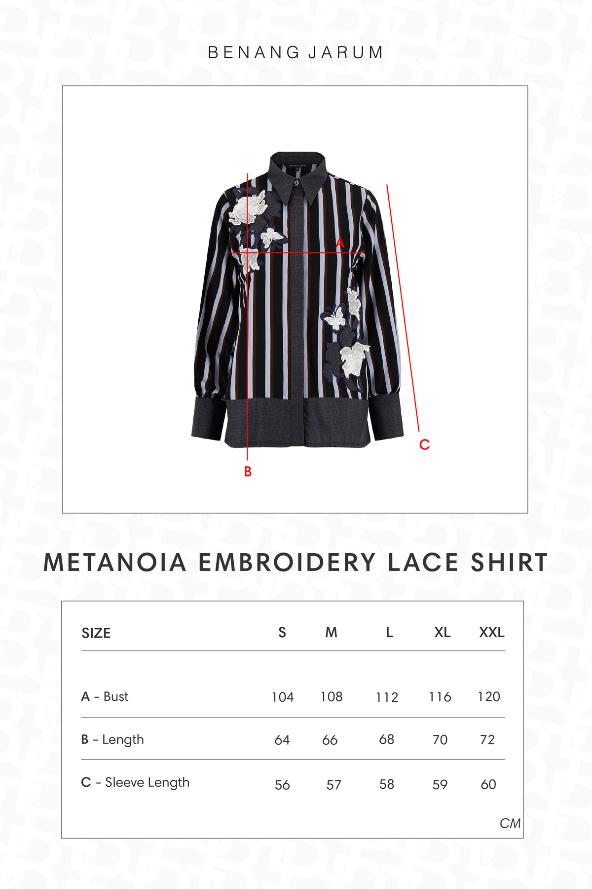 Metanoia Embroidery Lace Shirt - Comma