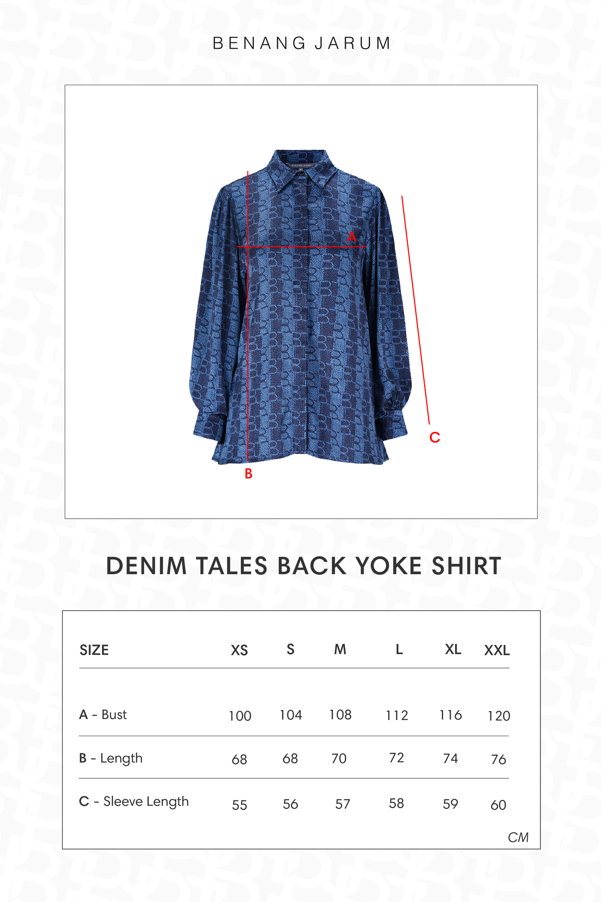 Denim Tales Back Yoke Shirt - Blue