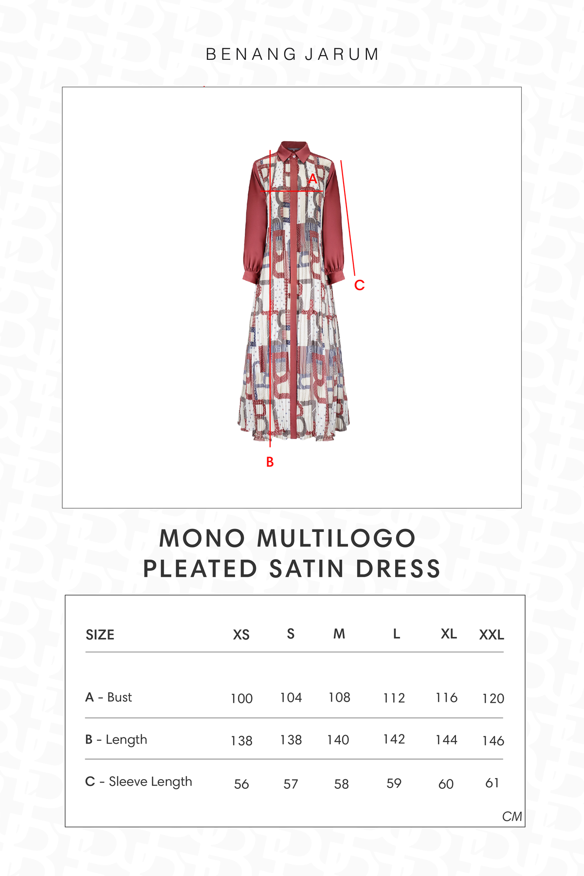 Mono Multilogo Pleated Satin Dress - Monaco