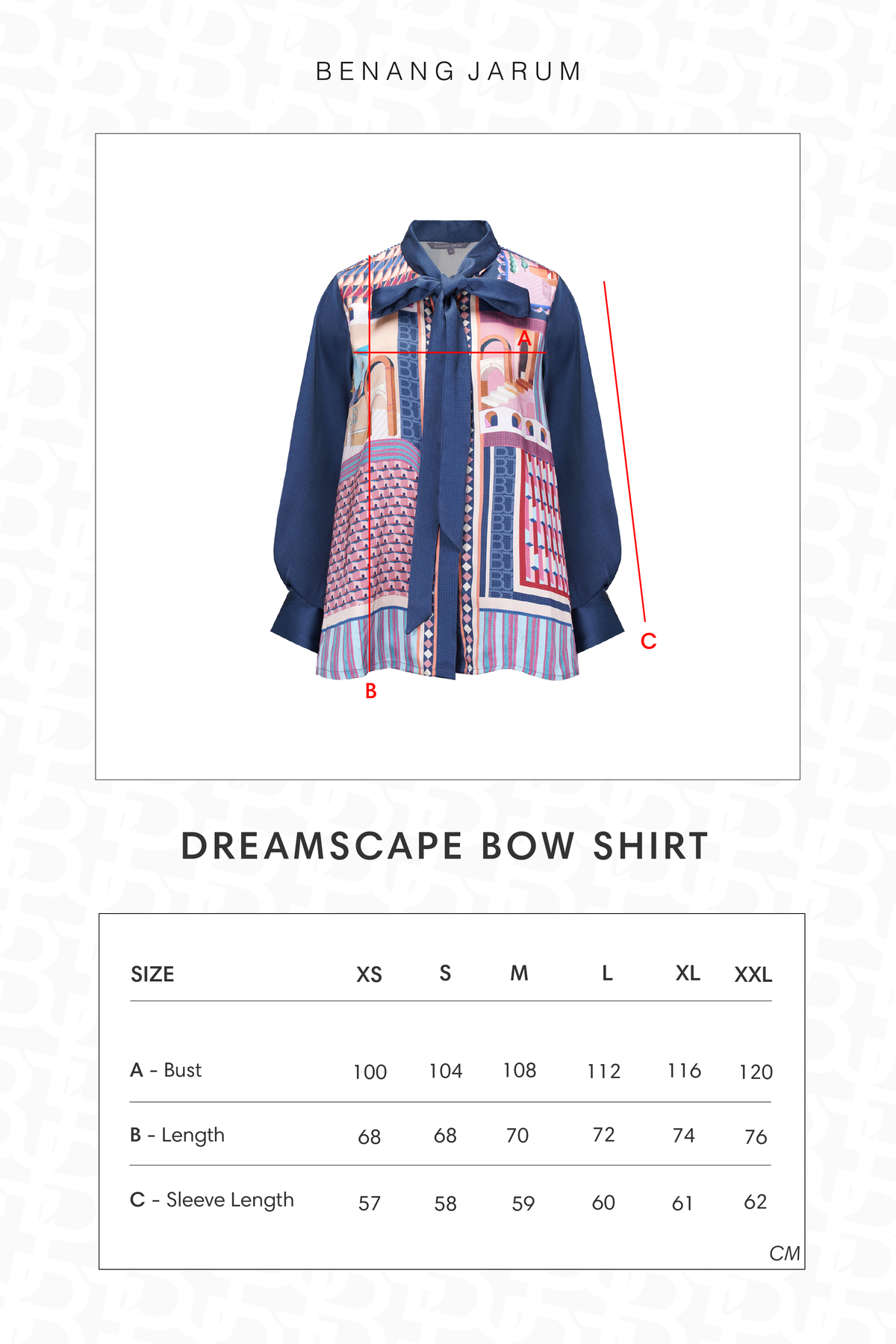 Dreamscape Bow Shirt - Malibu