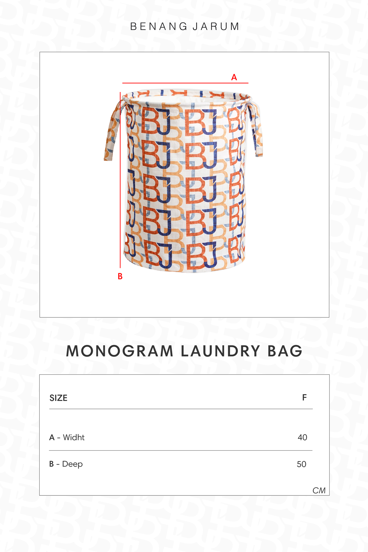 Monogram Laundry Bag
