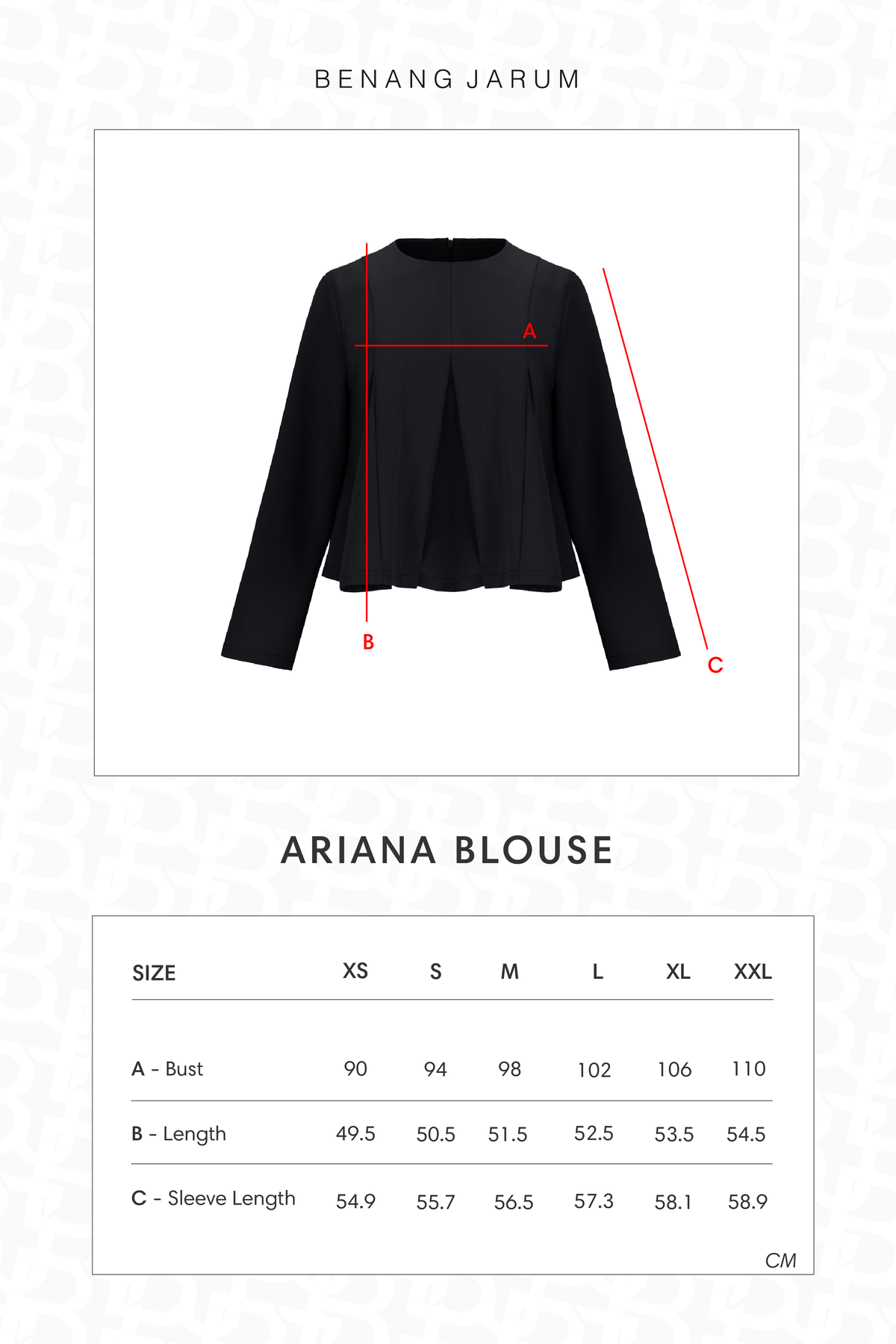 Ariana Blouse - Black