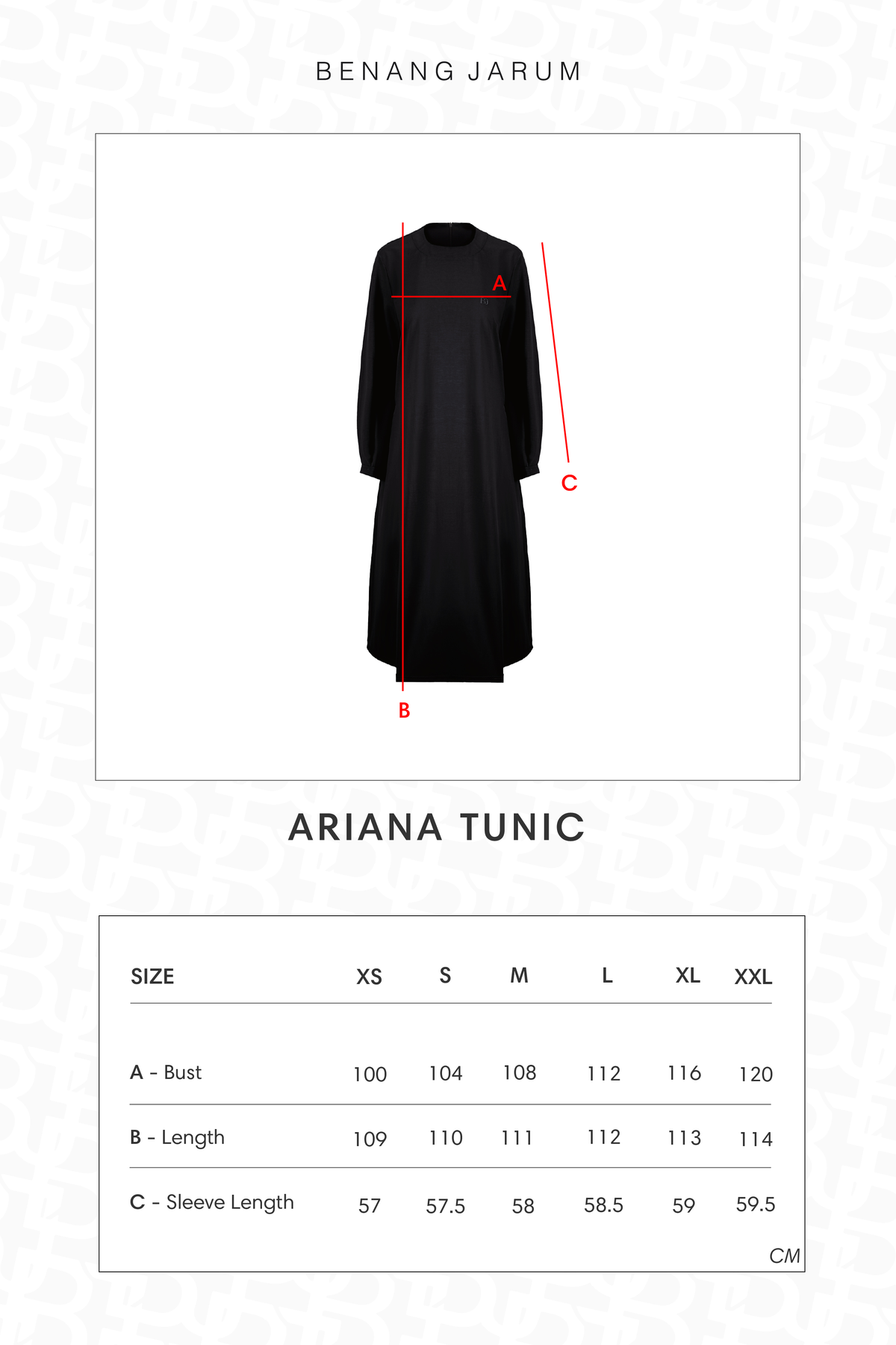 Ariana Tunic - Black