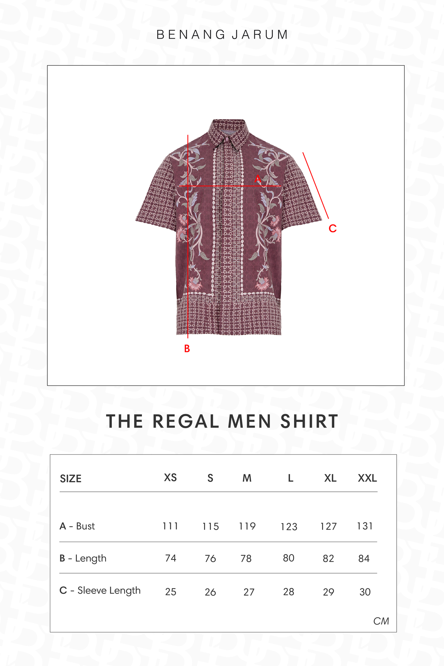 The Regal Men Shirt - Burgundy