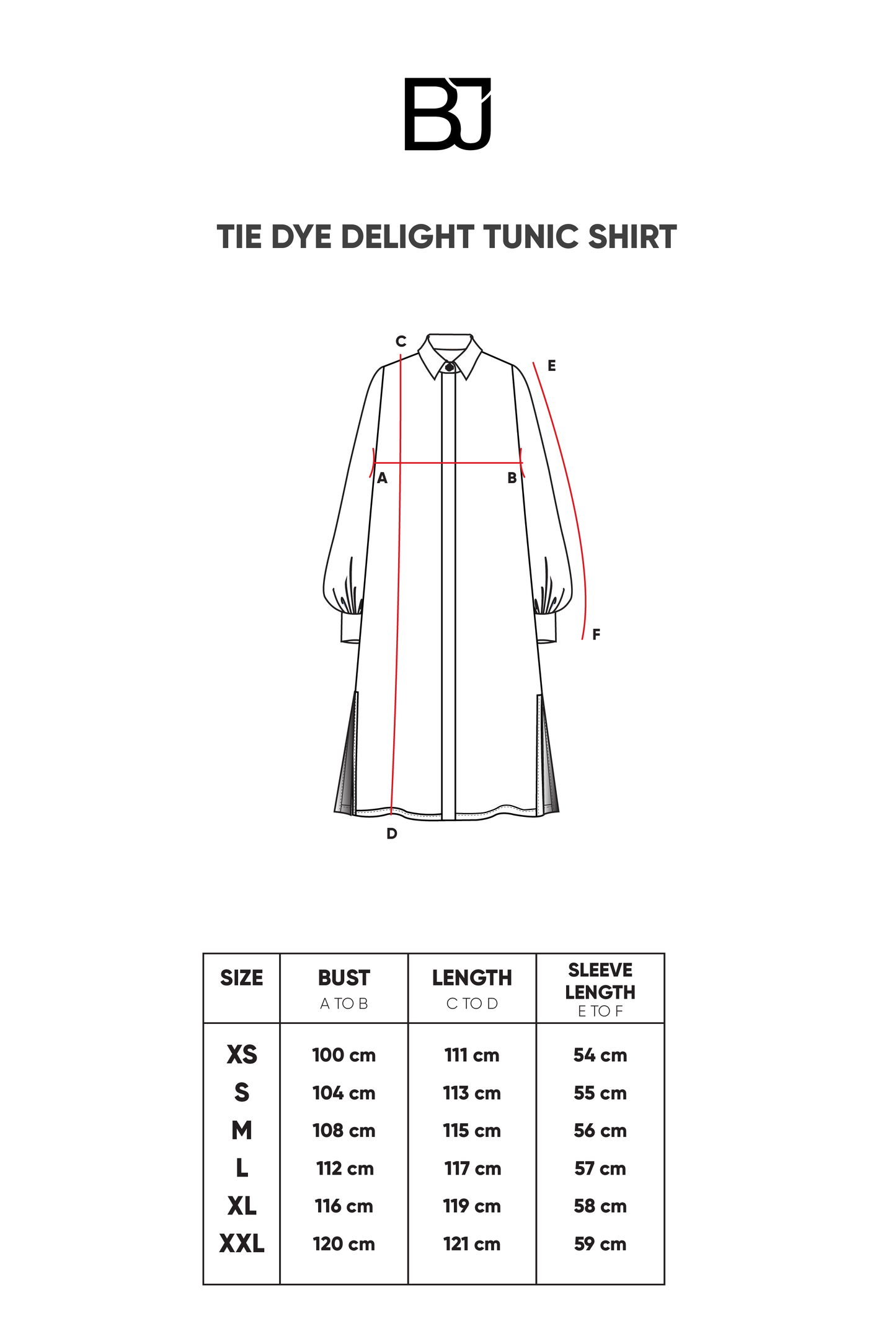 Tie Dye Delight Tunic Shirt - Sienna